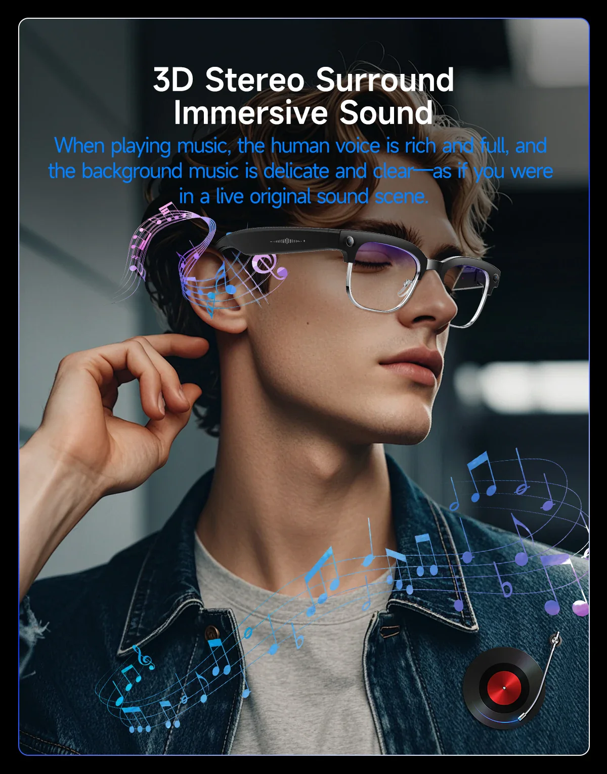 KPEP AI Smart Glasses with 4K Camera