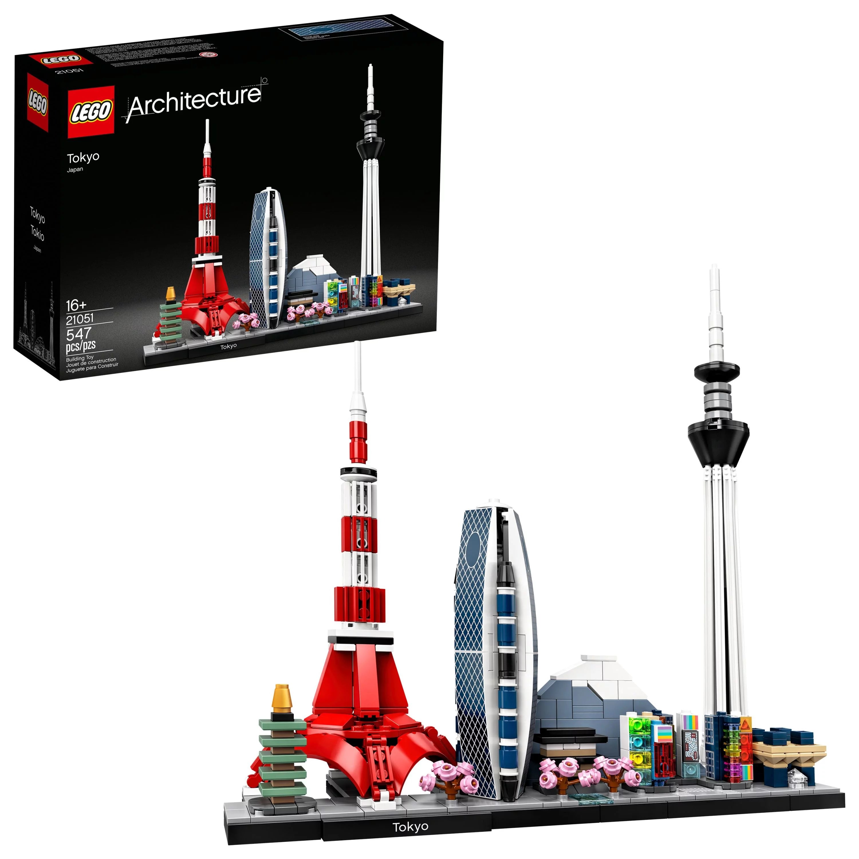 LEGO Architecture Skylines Tokyo 21051 Ensemble de construction pour adultes (547 pièces)
