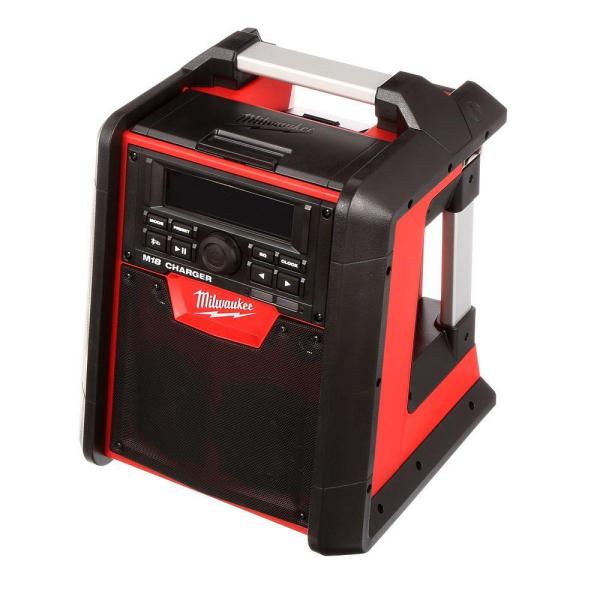 Radio/chargeur sans fil Milwaukee M18 pour chantiers de construction 2792-20