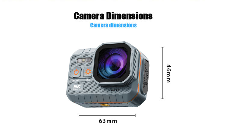 KPEP Real 5K Action Camera, 1/2.86