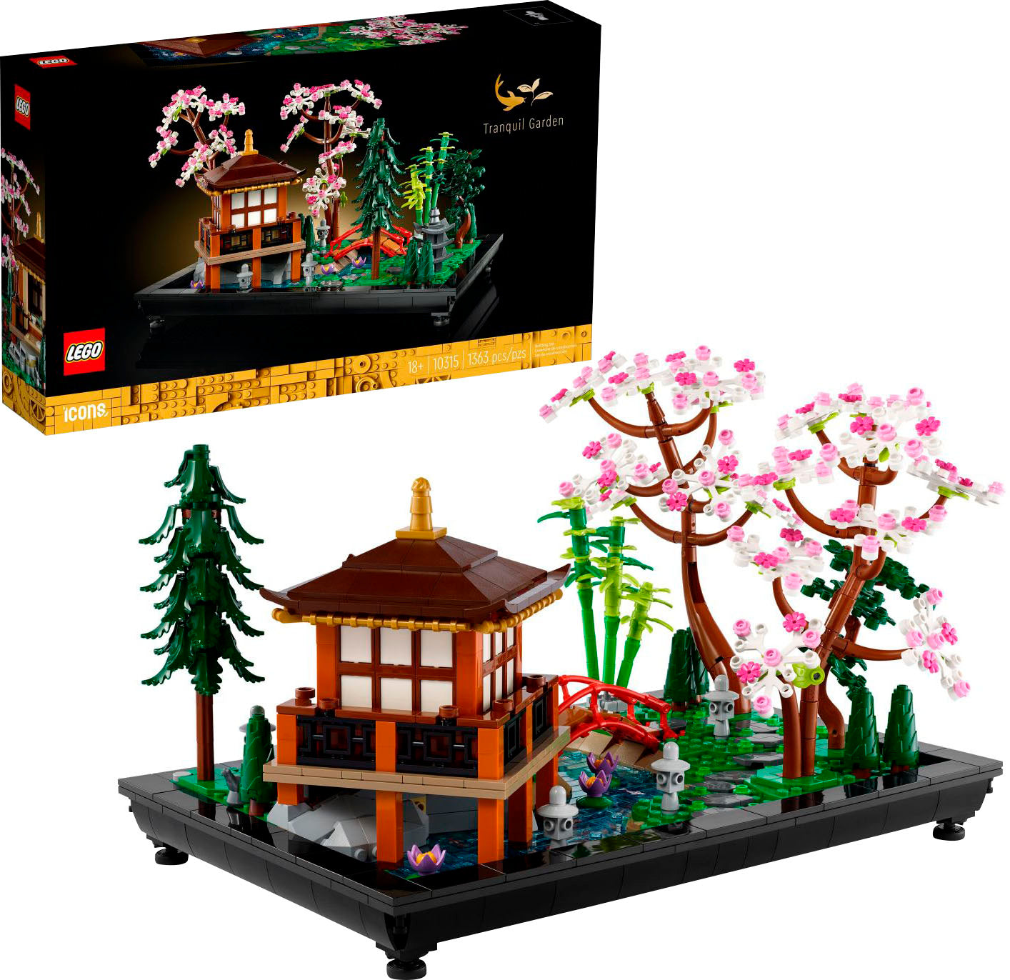 LEGO – Icons Tranquil Garden Kit de construction pour adultes 10315
