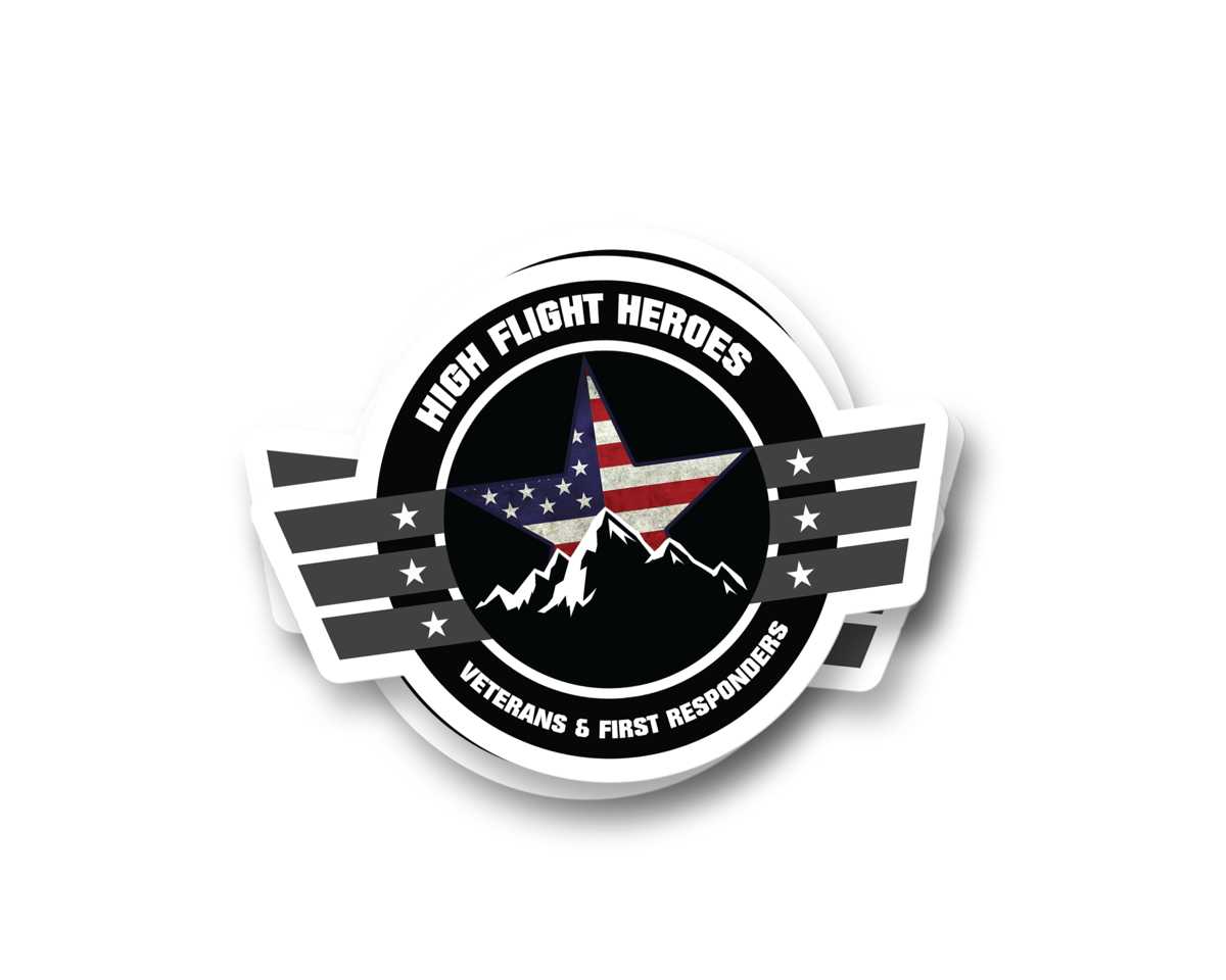 High Flight Heros Sticker