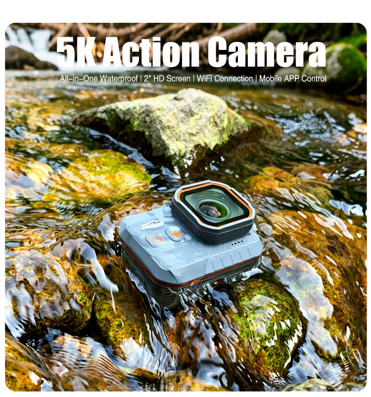 KPEP Real 5K Action Camera, 1/2.86