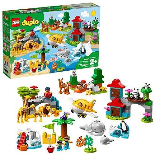 LEGO DUPLO World Animals City 10907, Ensemble de construction exclusif (121 pièces)
