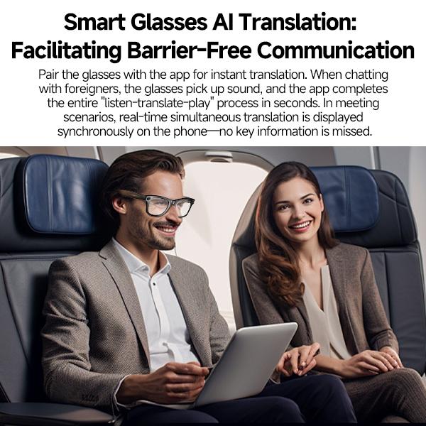 KPEP Smart AI Camera Glasses with 8MP Photochromic Lenses