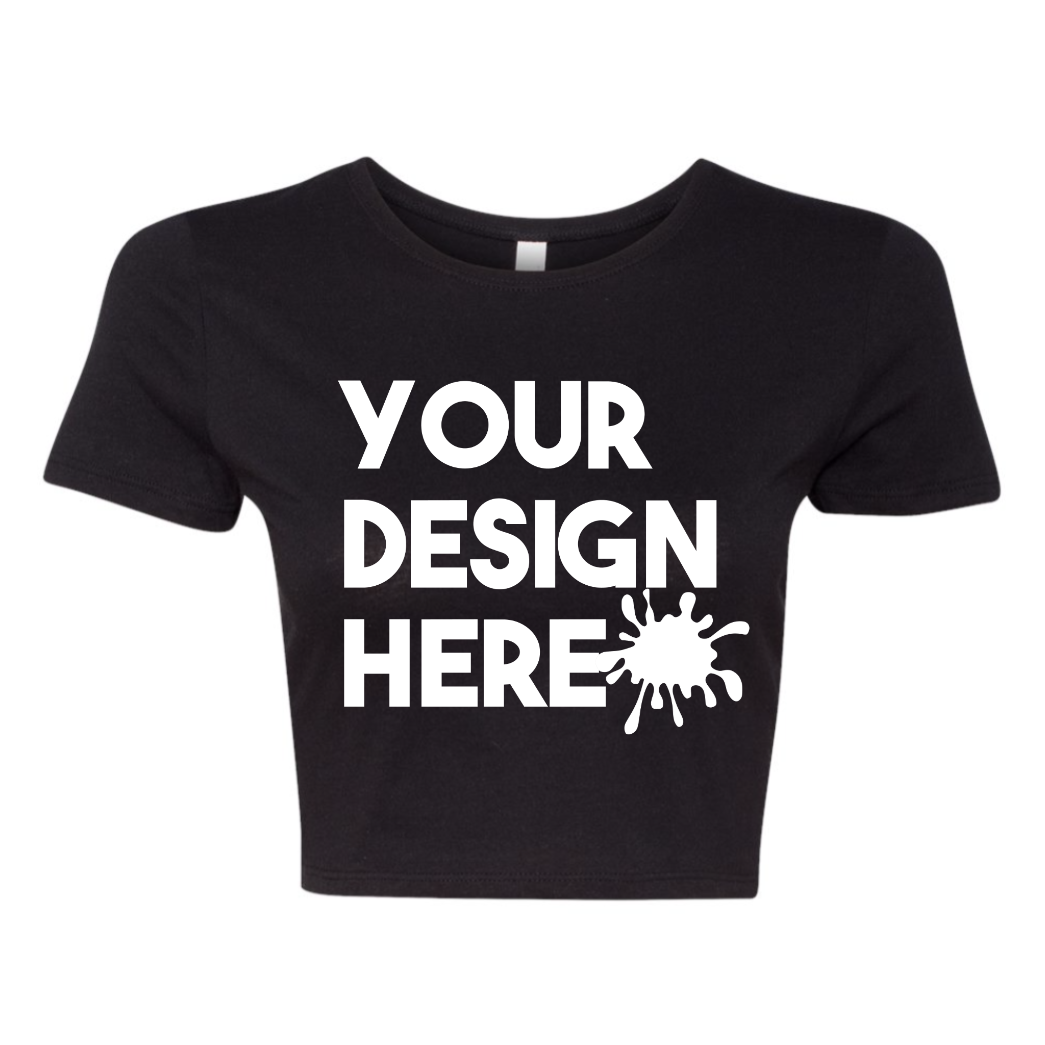 WOMENS CUSTOM CROPPED TOP --- CLEARANCE