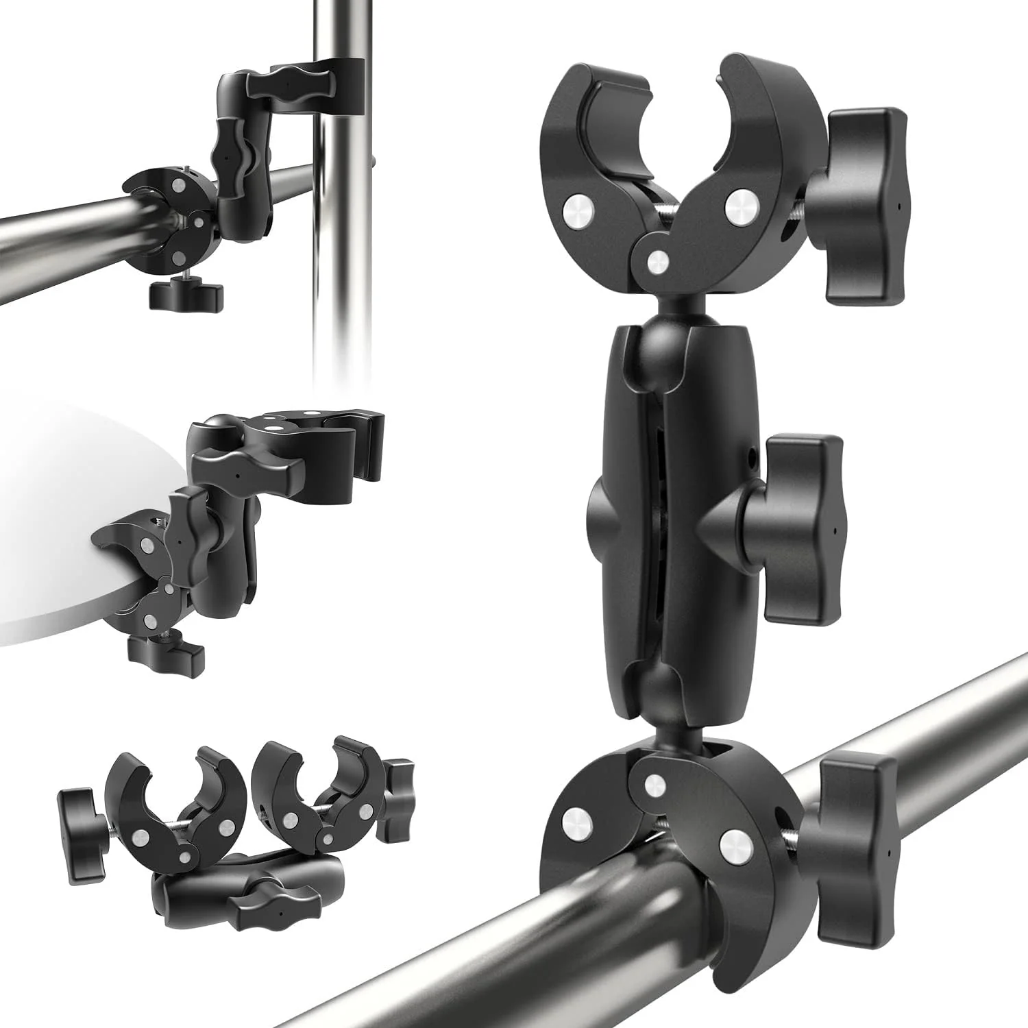 Dual-Ball Crab Clamp Handlebar Mount