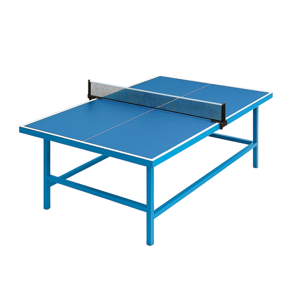 Table de ping-pong verte/acier pour intérieur et extérieur, dimensions : 274 x 152,5 x 76 cm