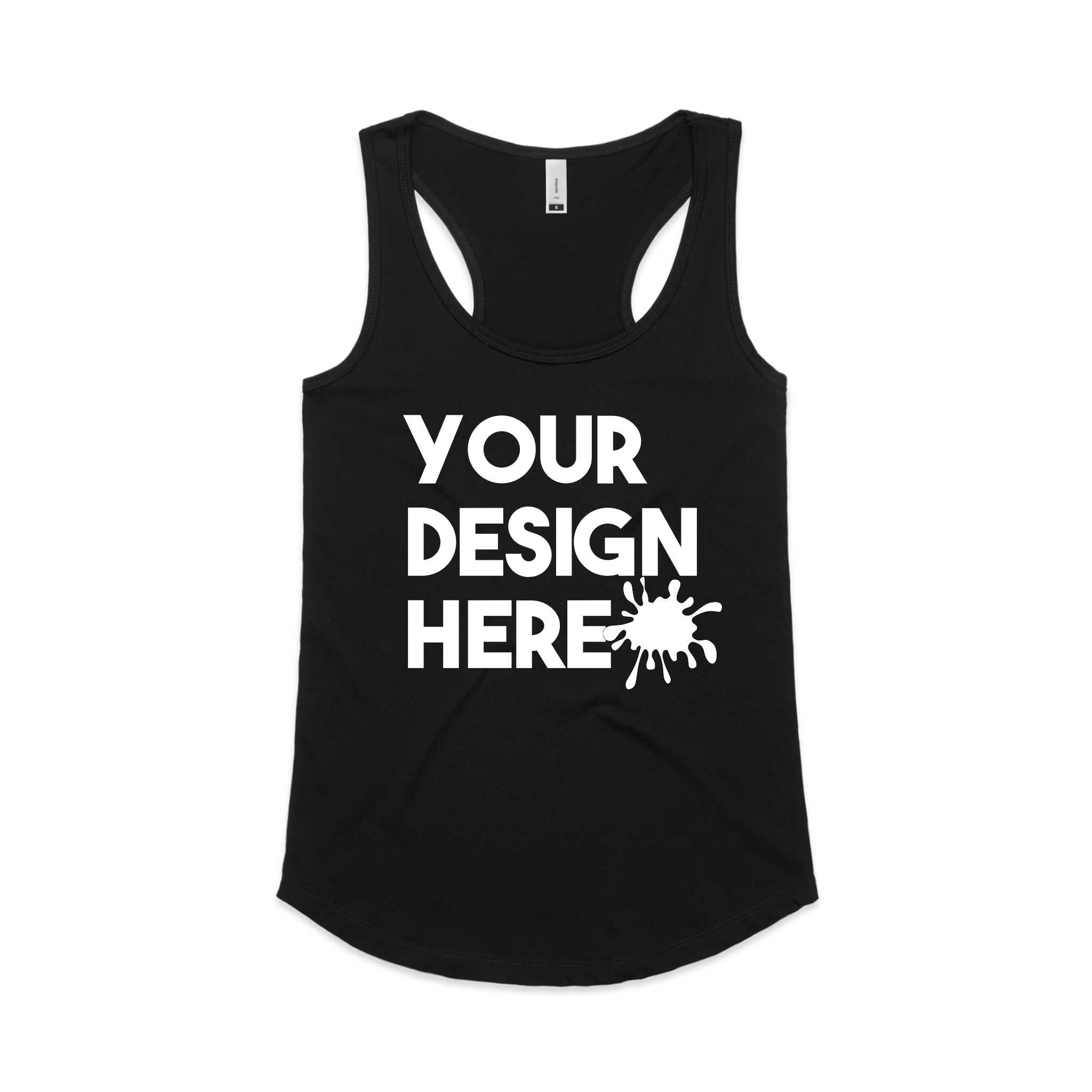 WOMENS RACERBACK CUSTOM TANK TOP