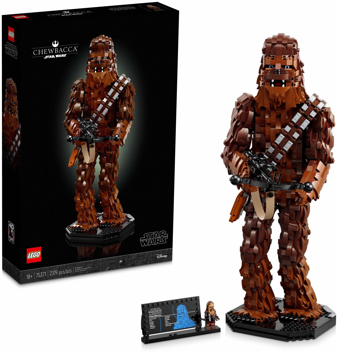 LEGO – Star Wars Chewbacca, ensemble de construction pour adultes 75371