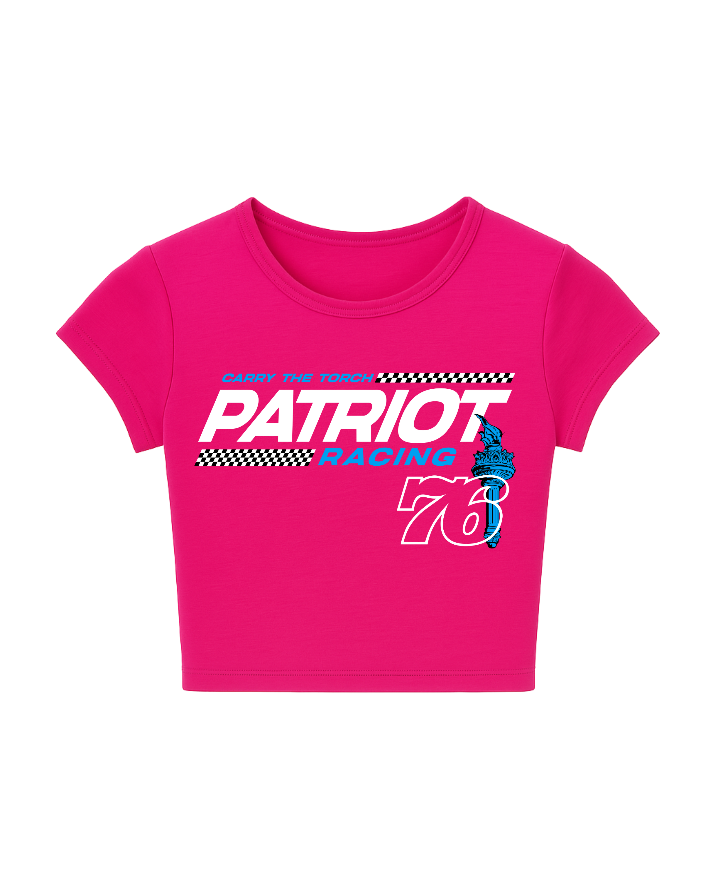 Race Girl Cropped Tee