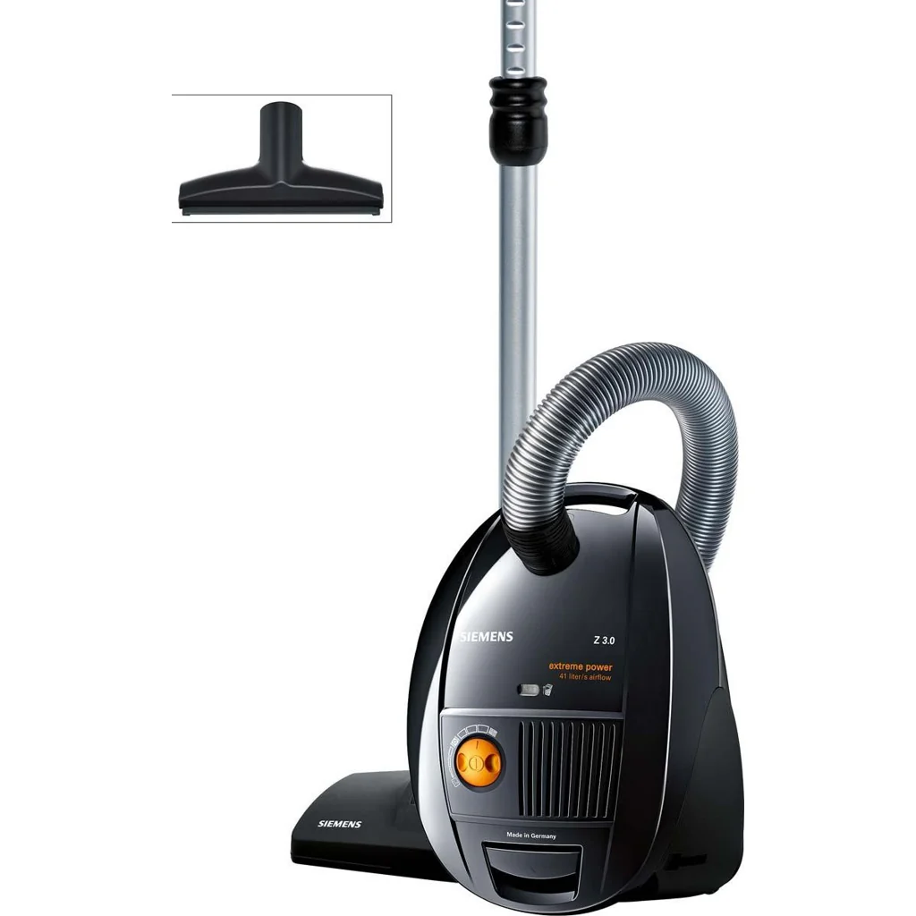 2025 Siemens KG Z3.0 Extreme Power sort støvsuger med beholder
