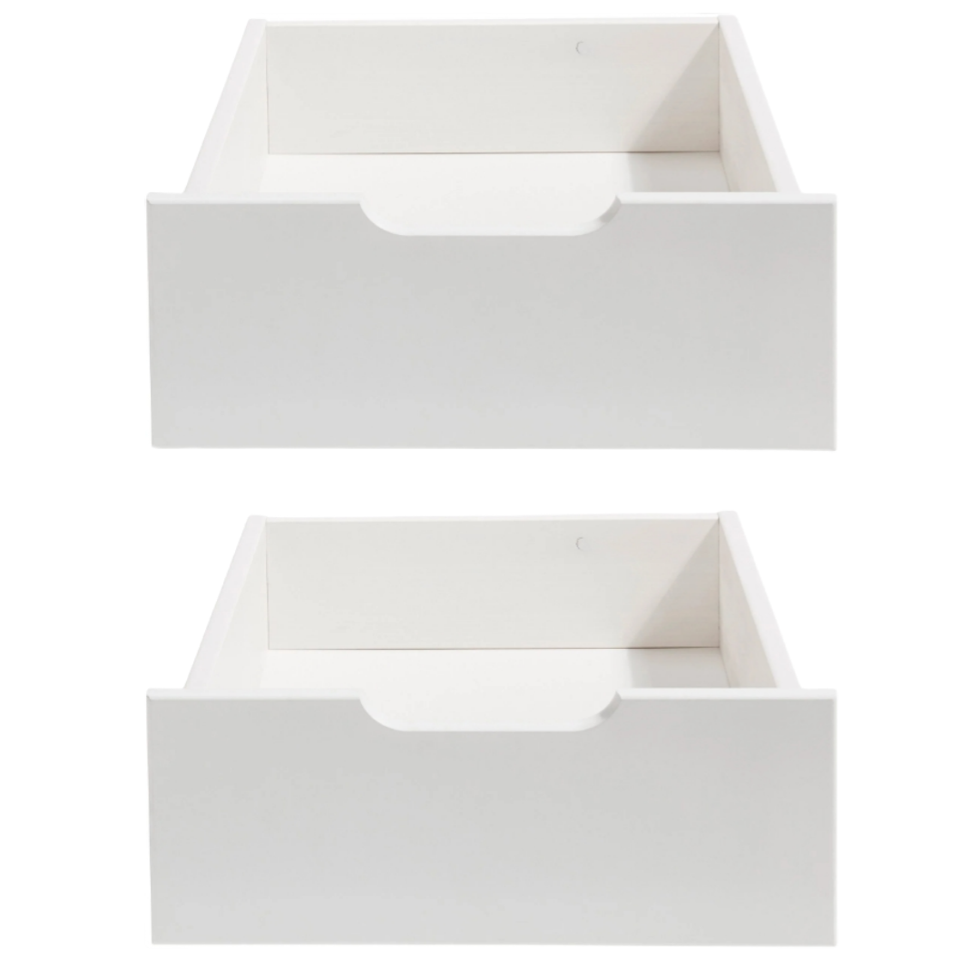 Hoppekids skuffer, hvid (2 stk)