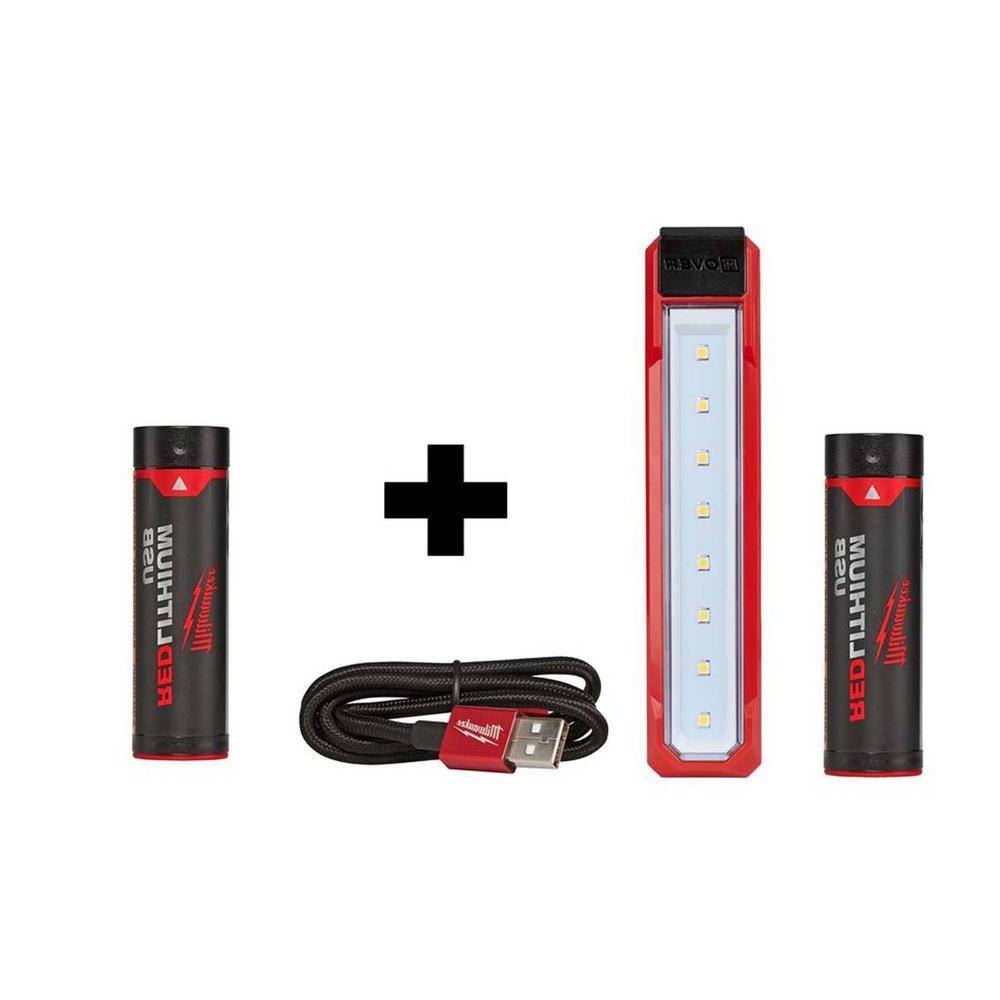 Projecteur LED de poche rechargeable ROVER 445 lumens avec batterie USB RE'sITHIUM supplémentaire