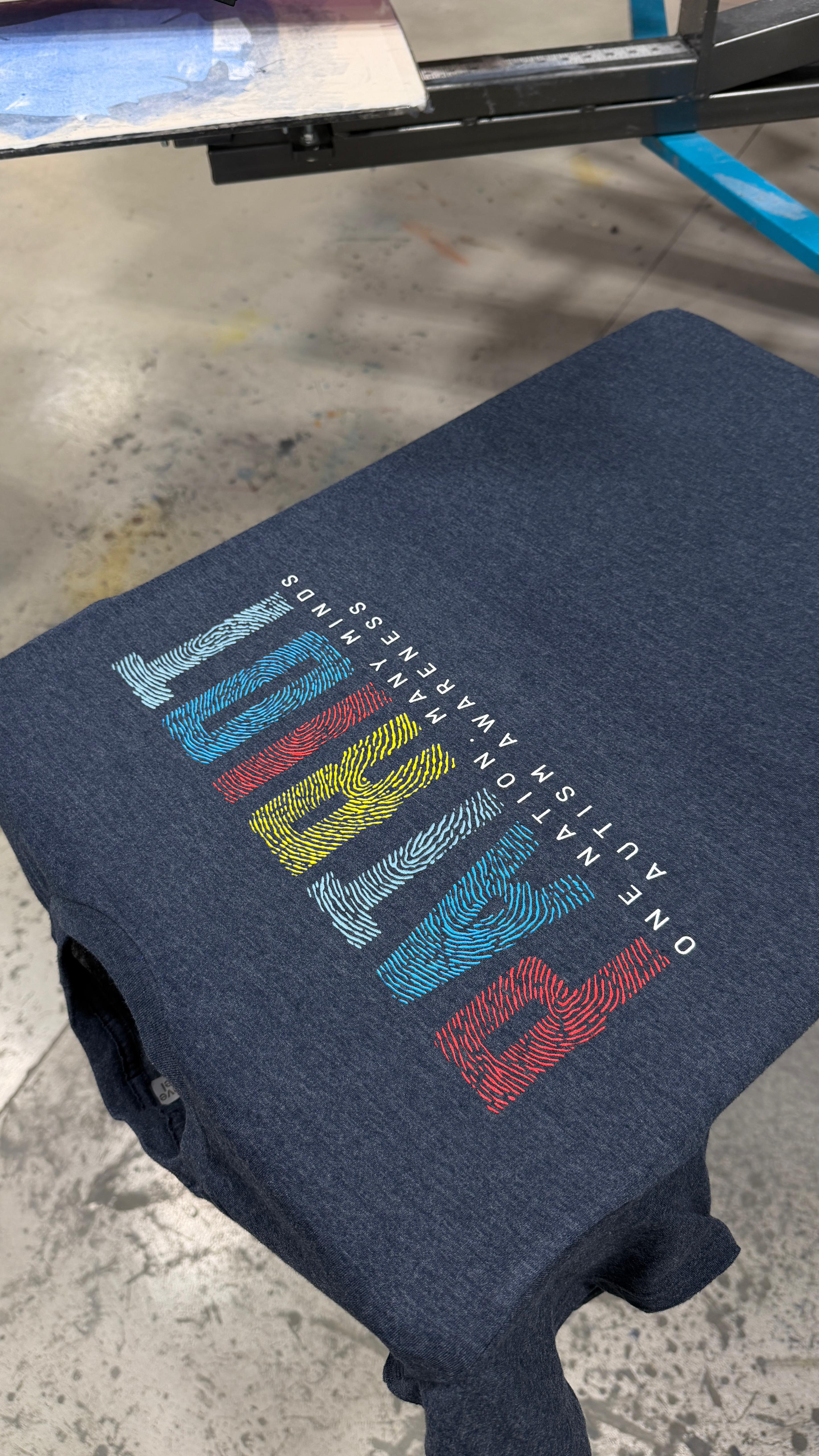 Fingerprints Autism Acceptance Tee (Unisex Sizing)