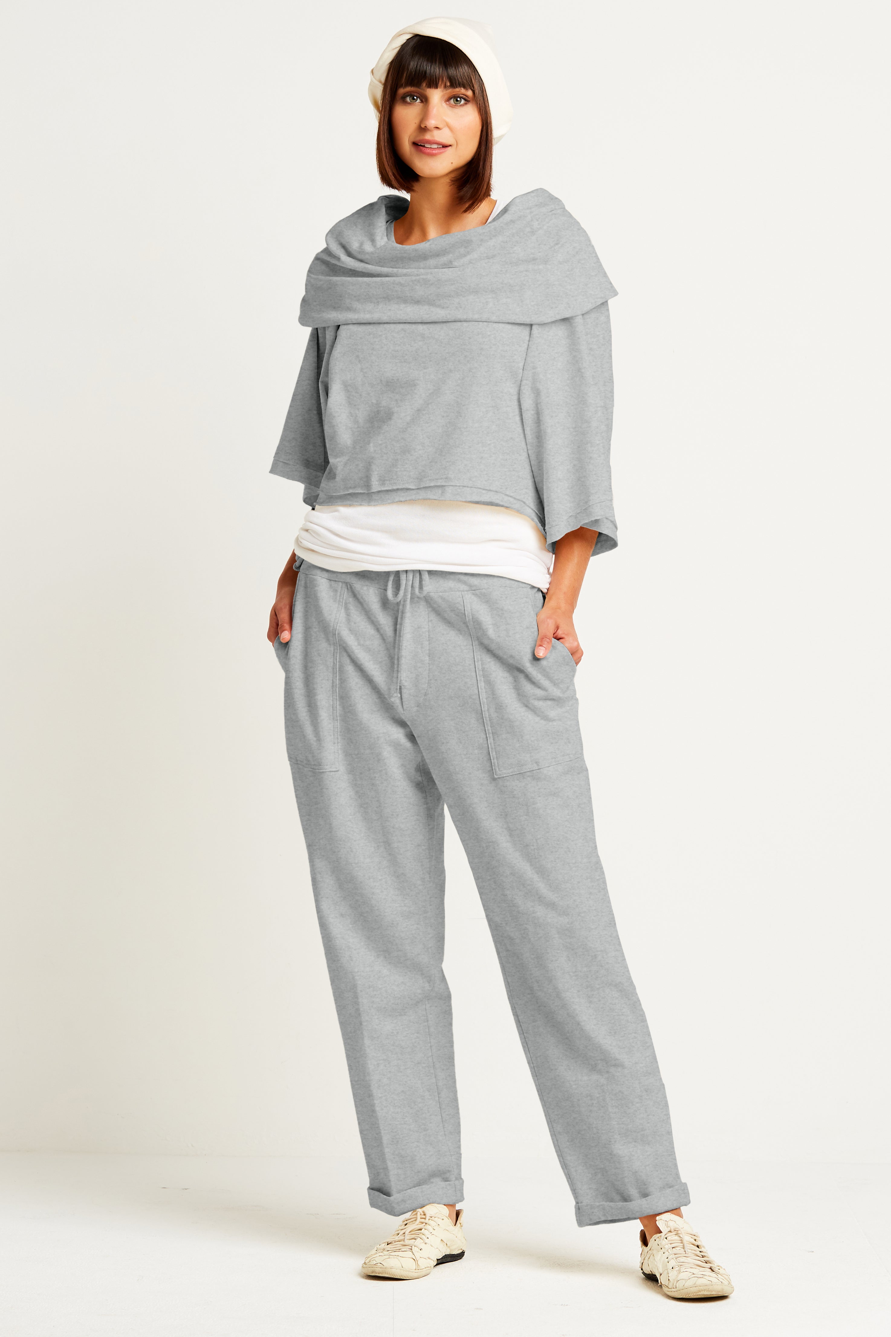 French Terry Jackie O Top