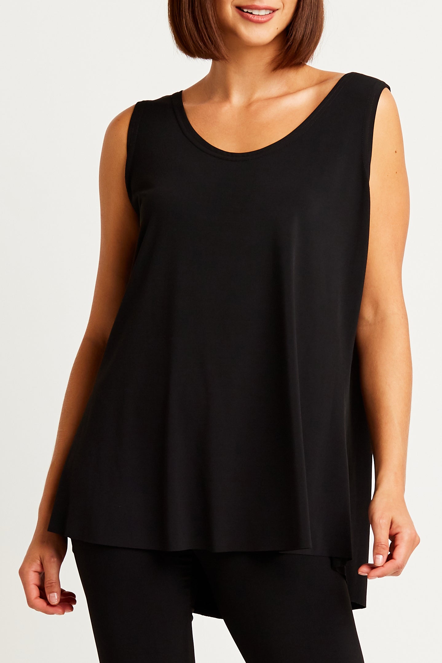 Matte Jersey Shirttail Tank