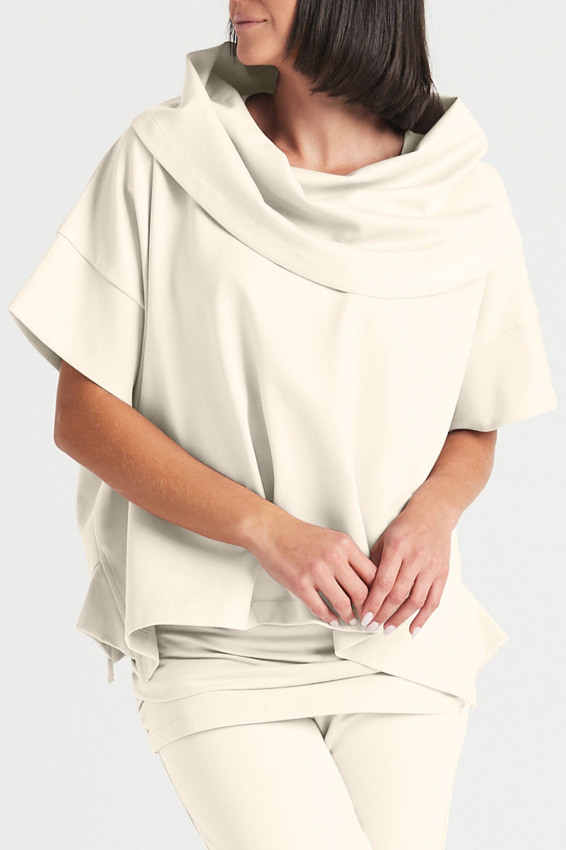Scuba Drape Neck Top