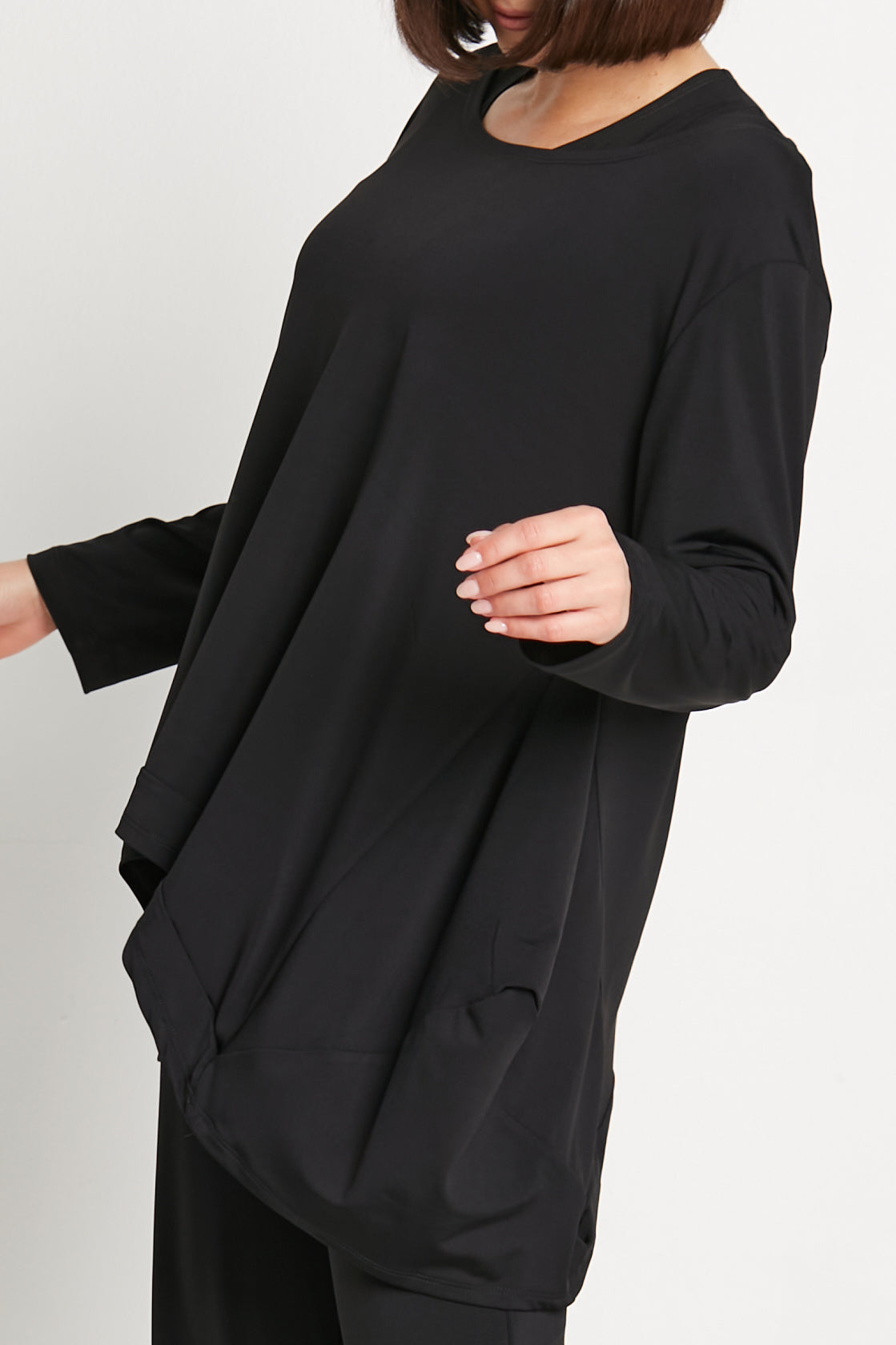 Matte Jersey Elegant Tunic