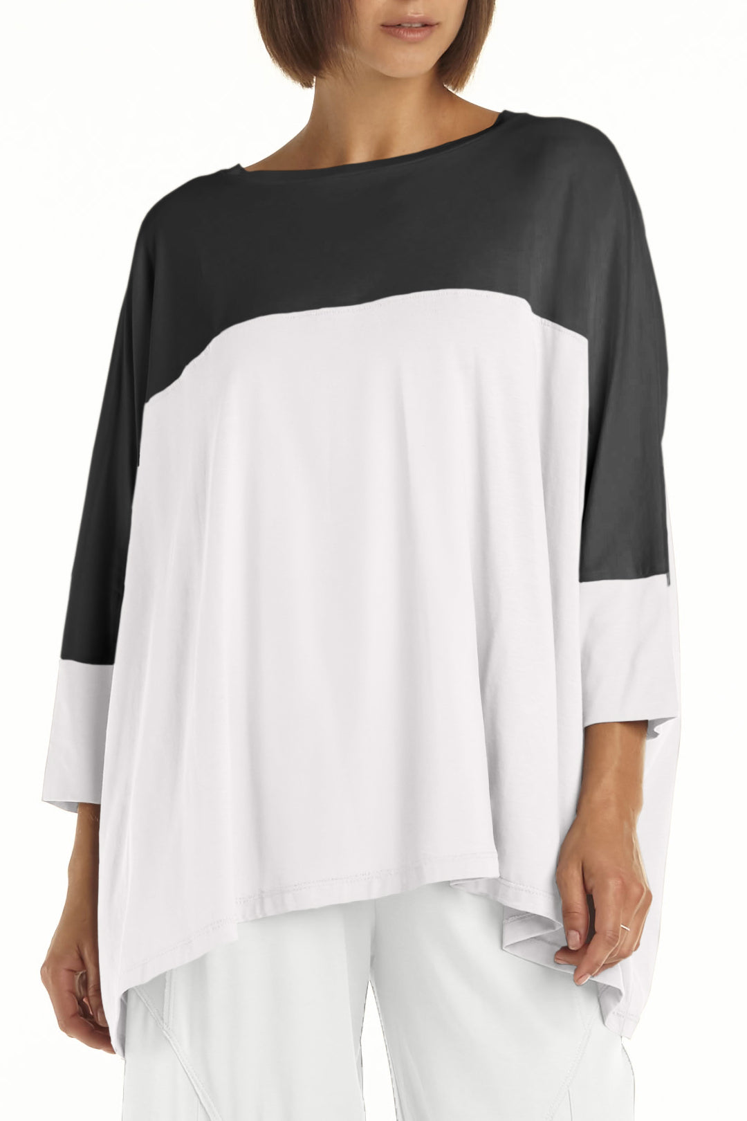 Pima Cotton Half & Half Tee