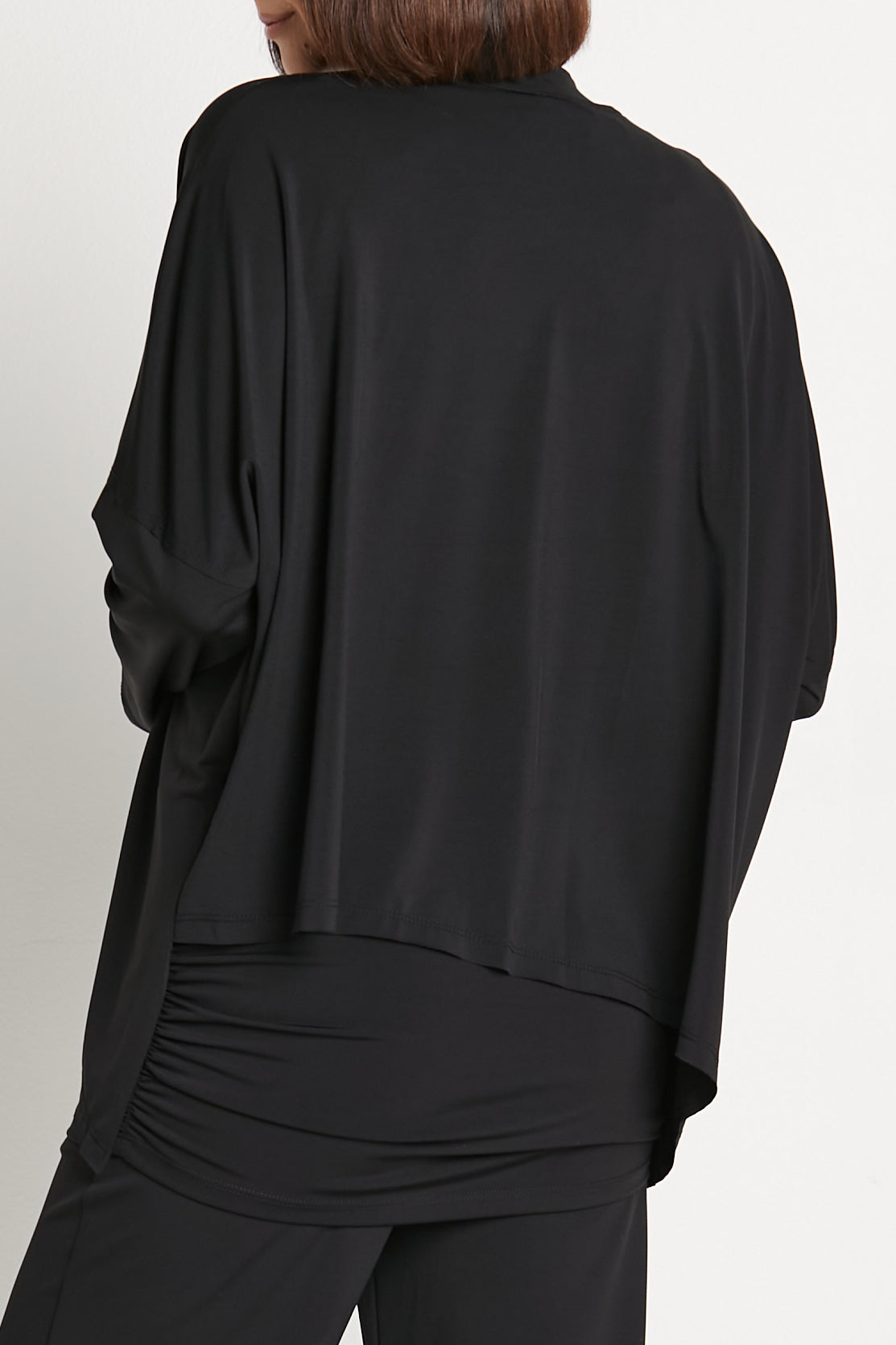 Matte Jersey Double Angle V-Tee