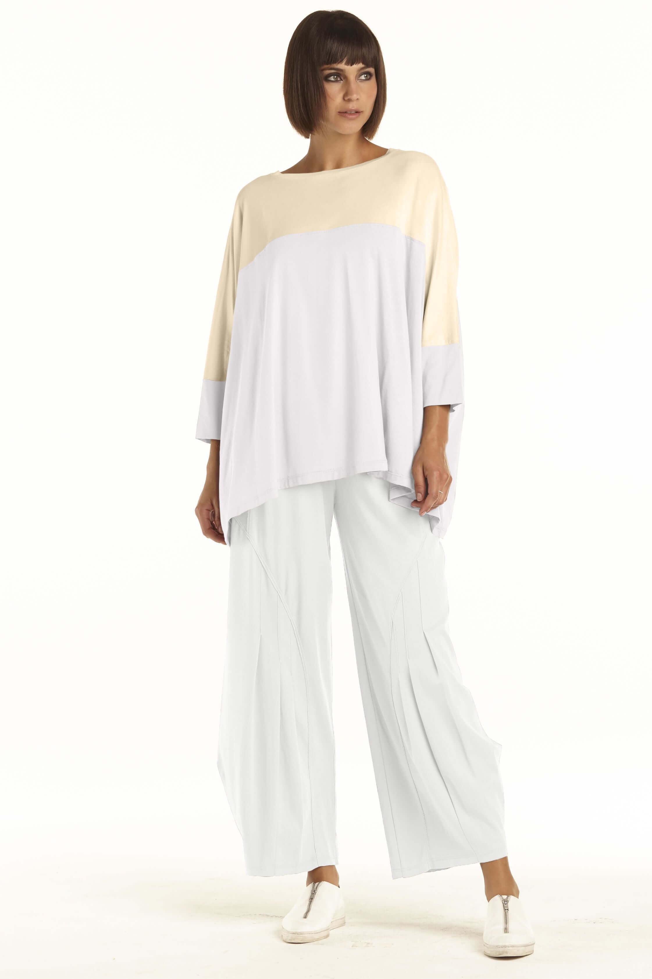 Pima Cotton Half & Half Tee