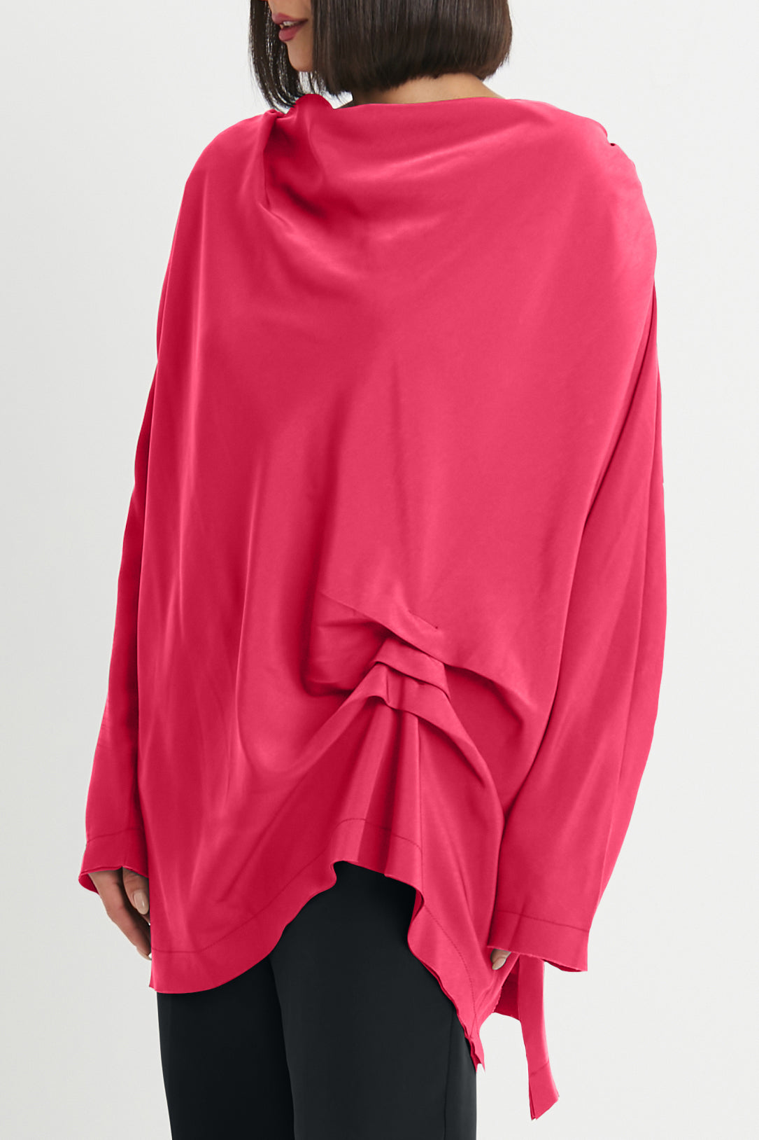 Peachskin Drape Tunic