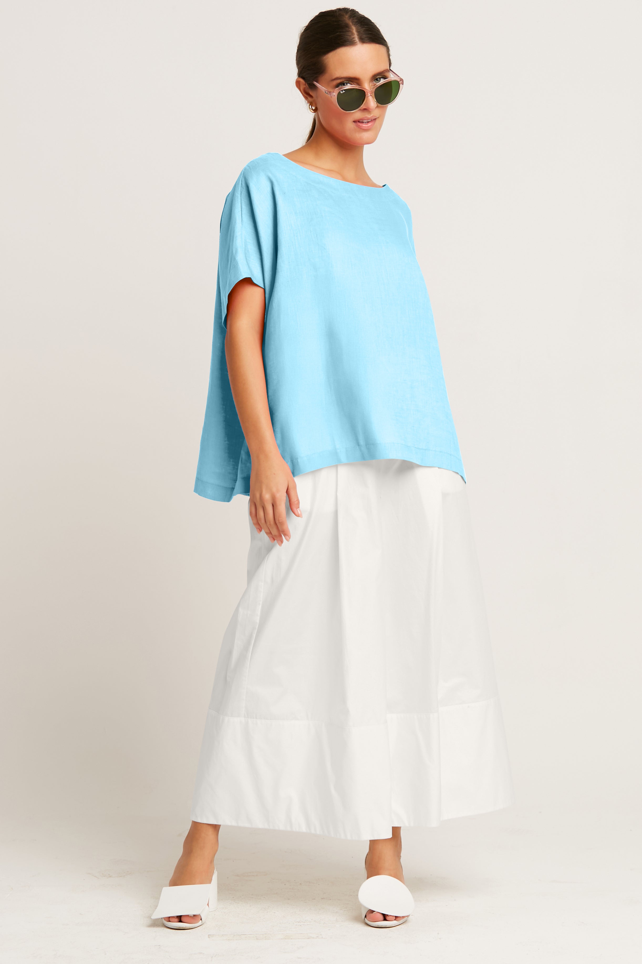 Handkerchief Linen Butterfly Tee