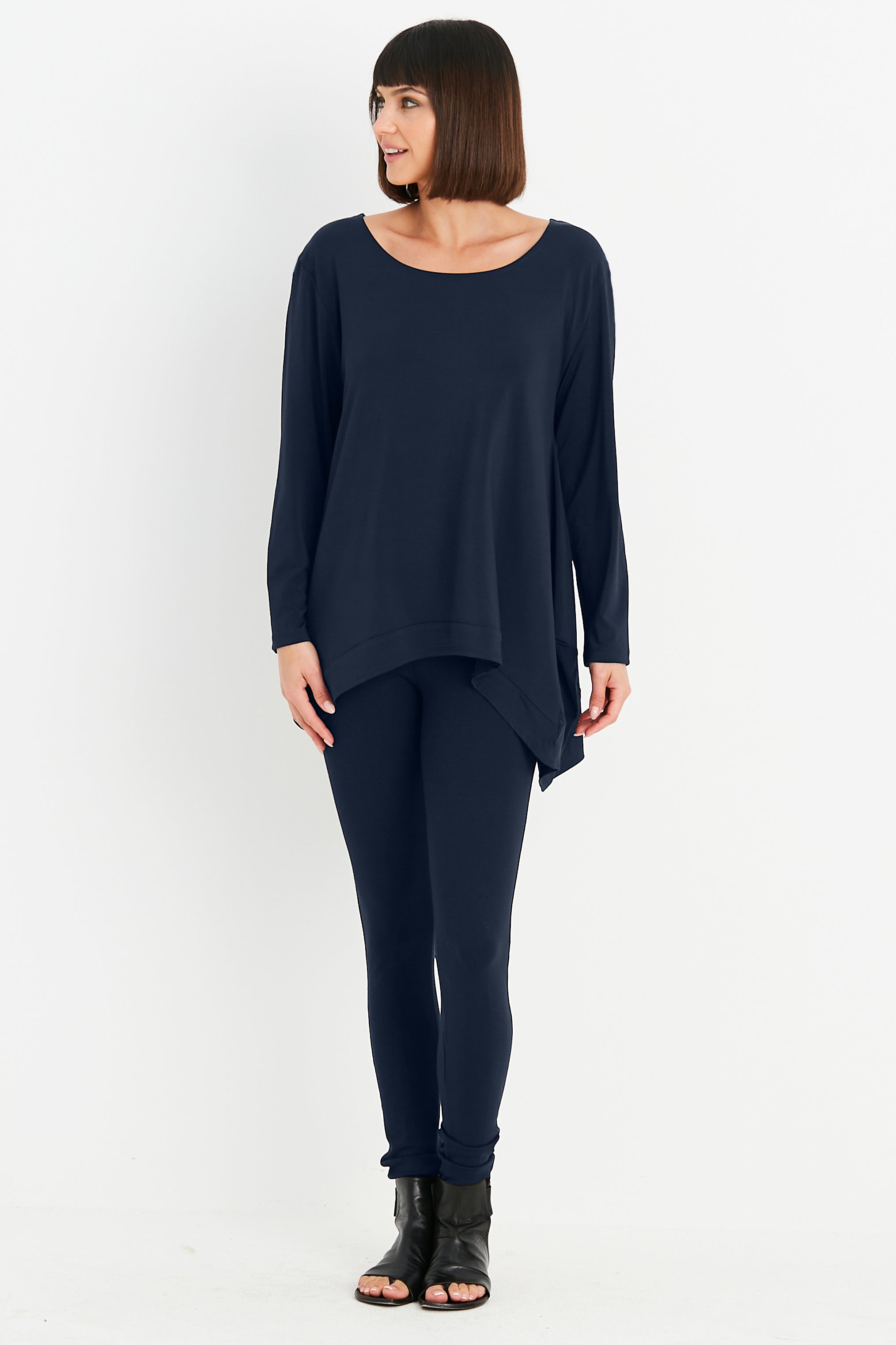 Matte Jersey Elegant Tunic