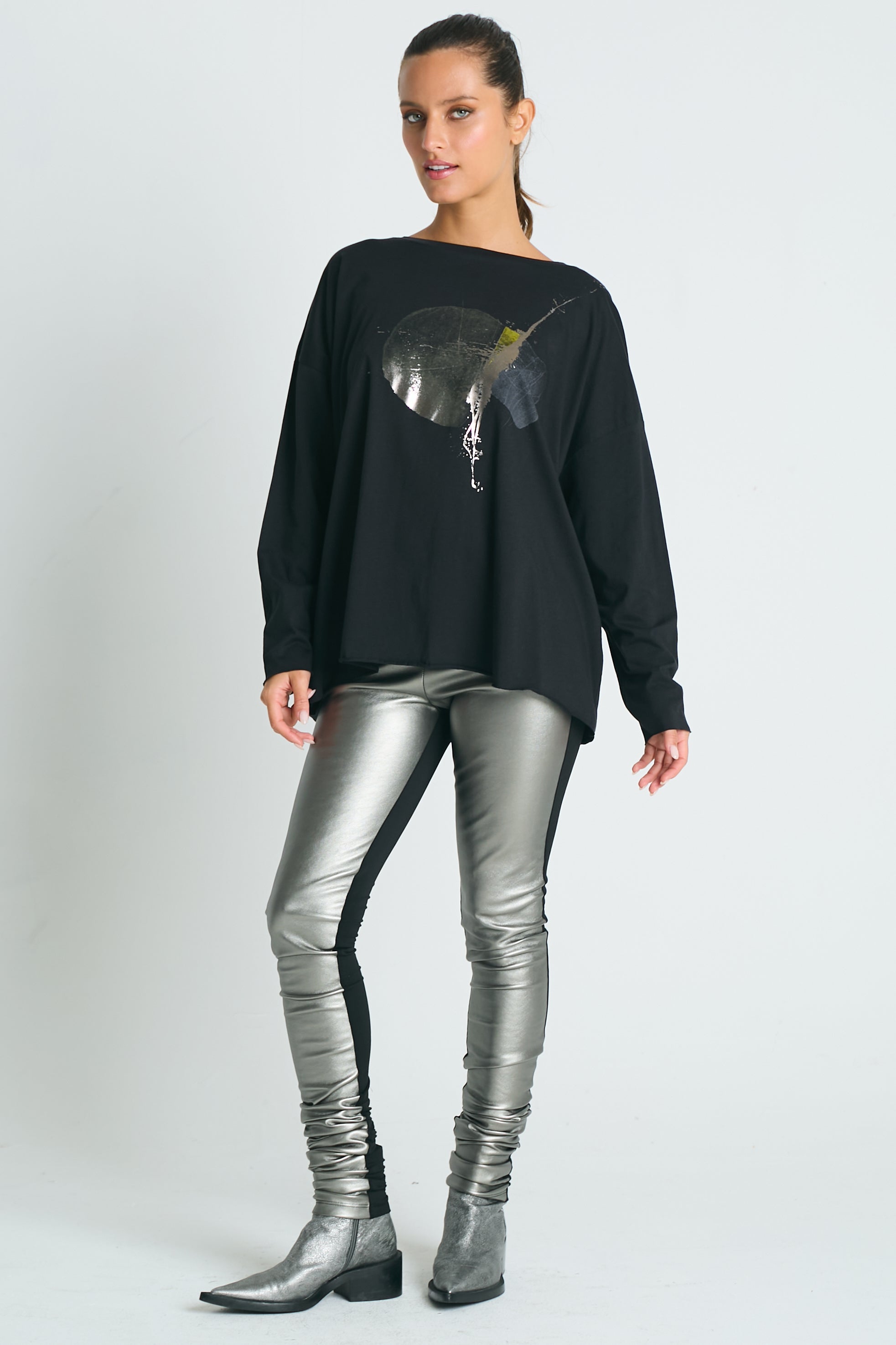 Pima Cotton Celestial Luxury Boxy Tee