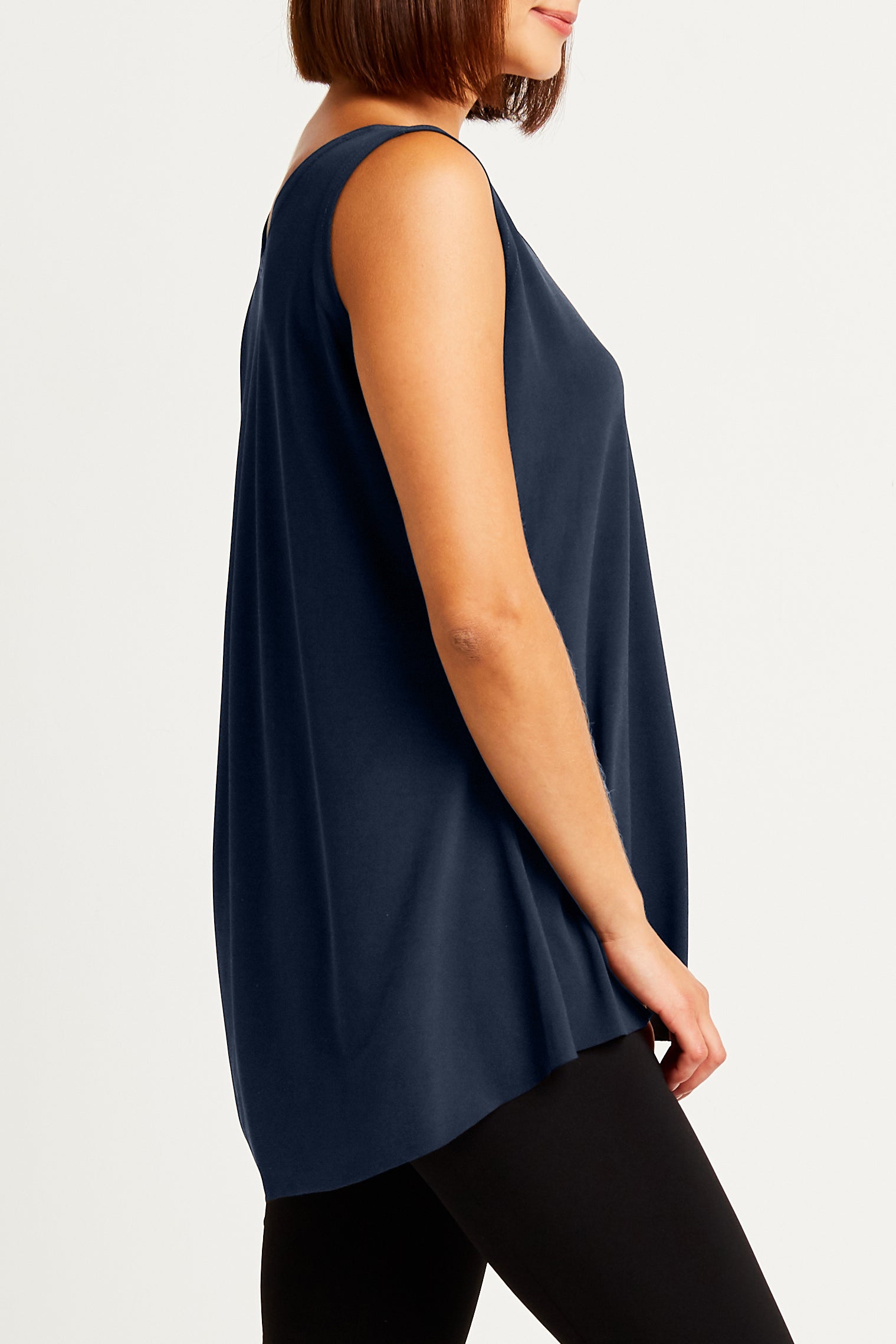 Matte Jersey Shirttail Tank
