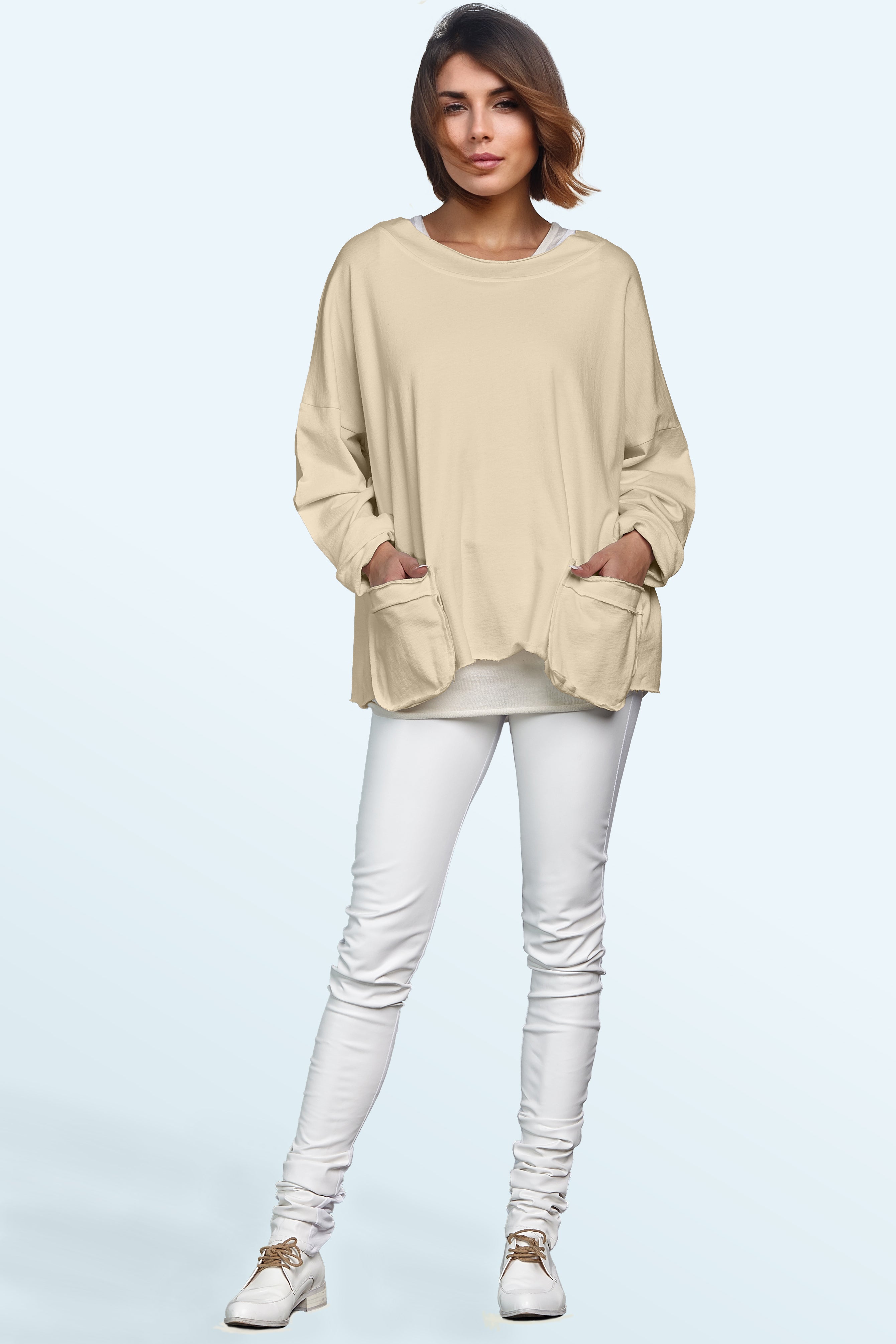 French Terry 2 Pocket Top