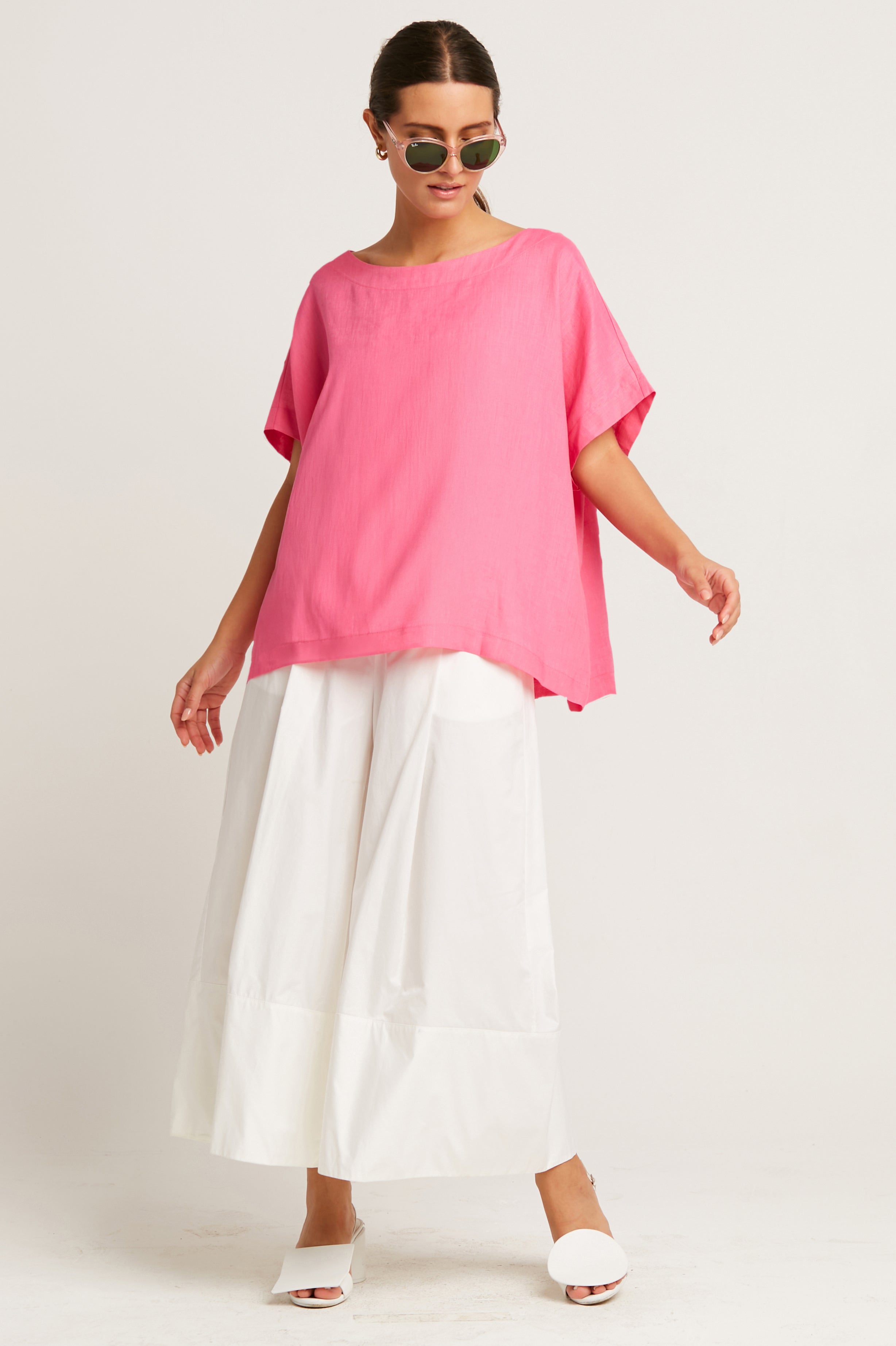 Handkerchief Linen Butterfly Tee