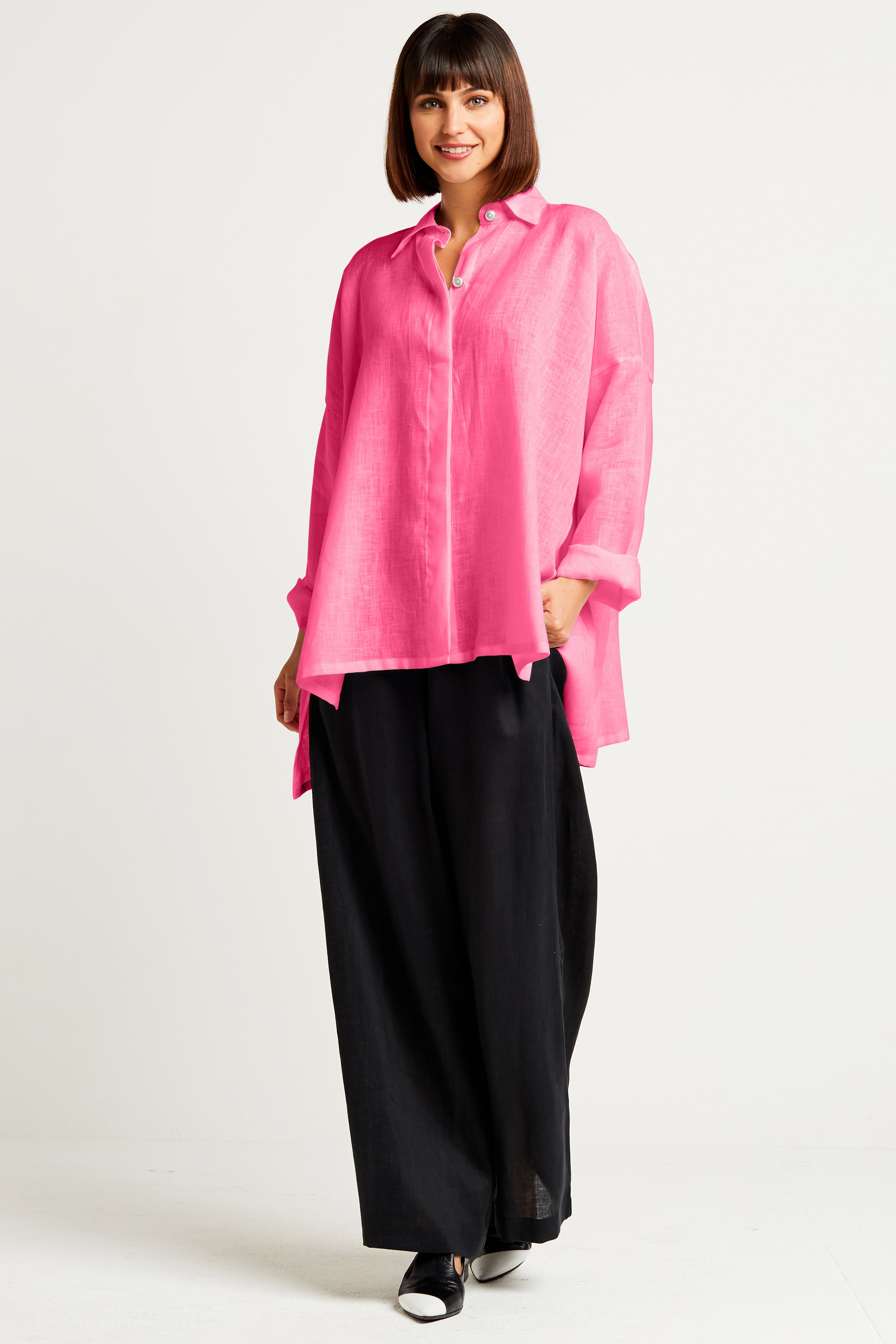 Handkerchief Linen E-Z Shirt