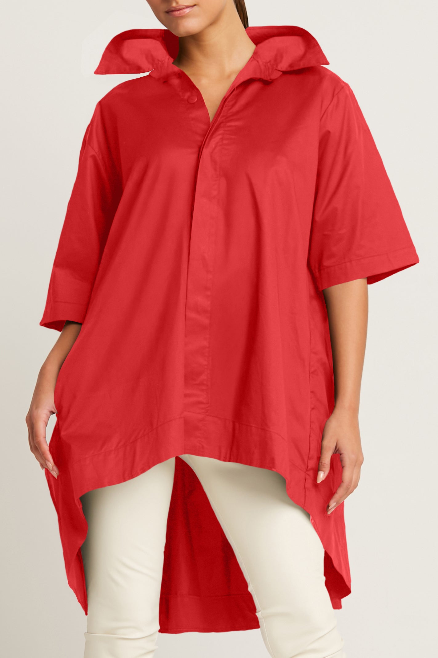 Cotton Pleat Back Shirt