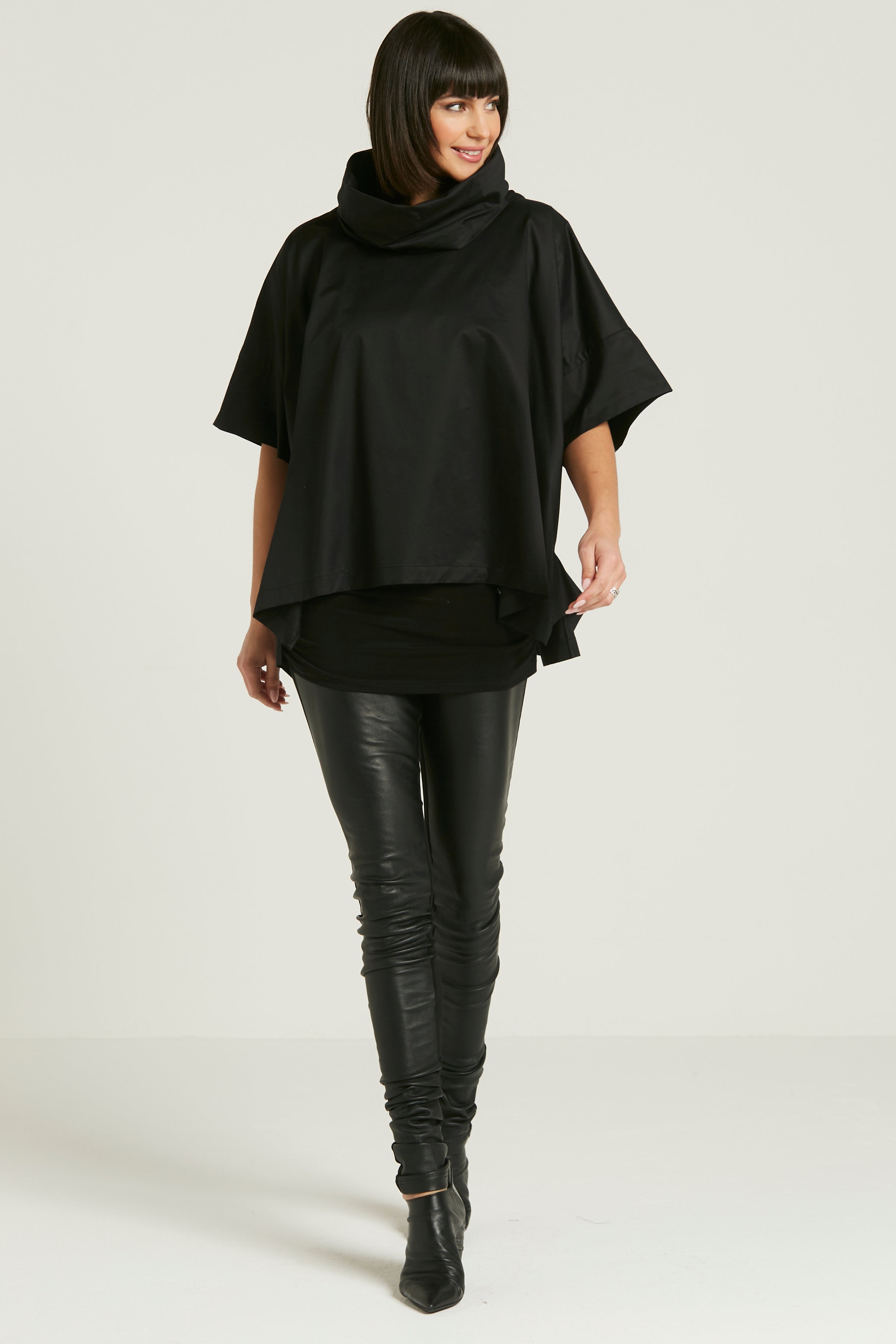 Cotton New Cowl Neck Top