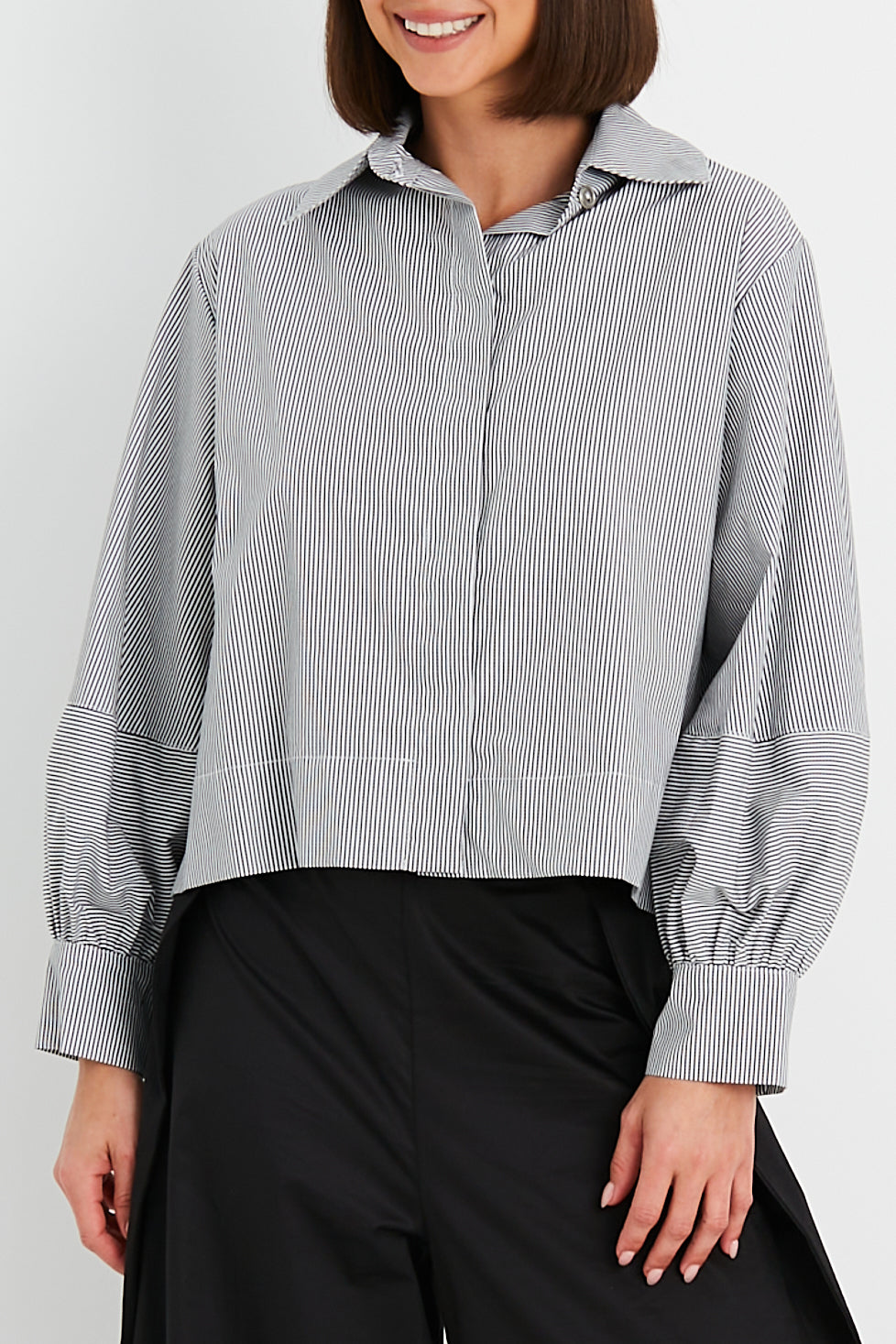 Cotton Puffy Sleeve Shirt