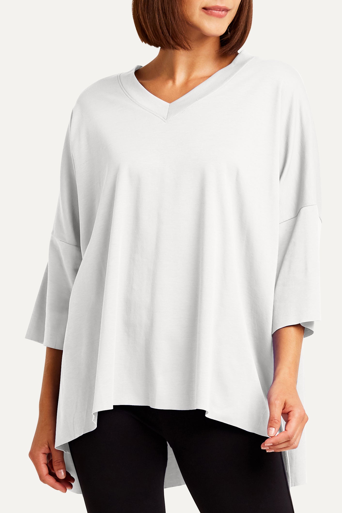 Pima Cotton S/S V Tee