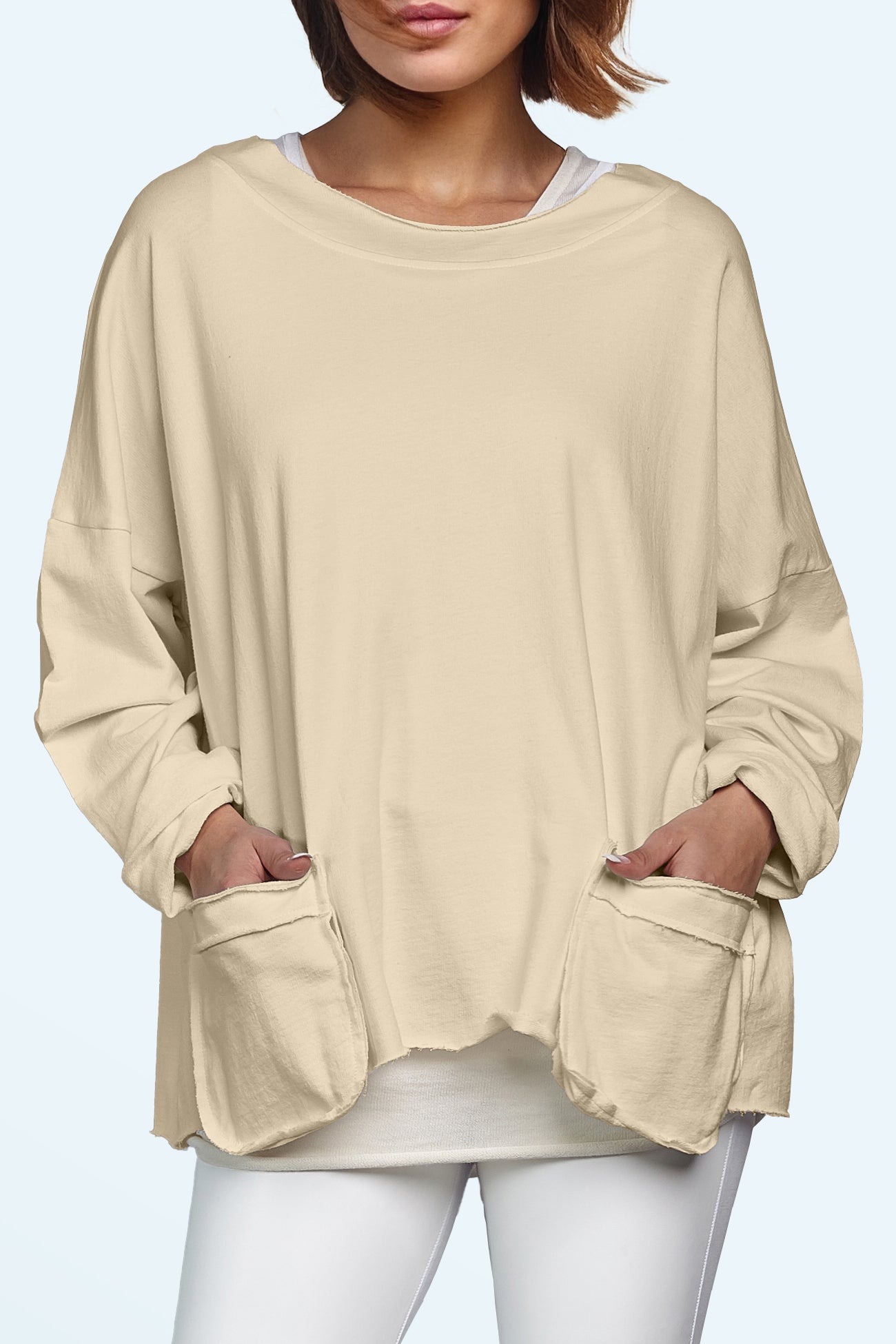 French Terry 2 Pocket Top