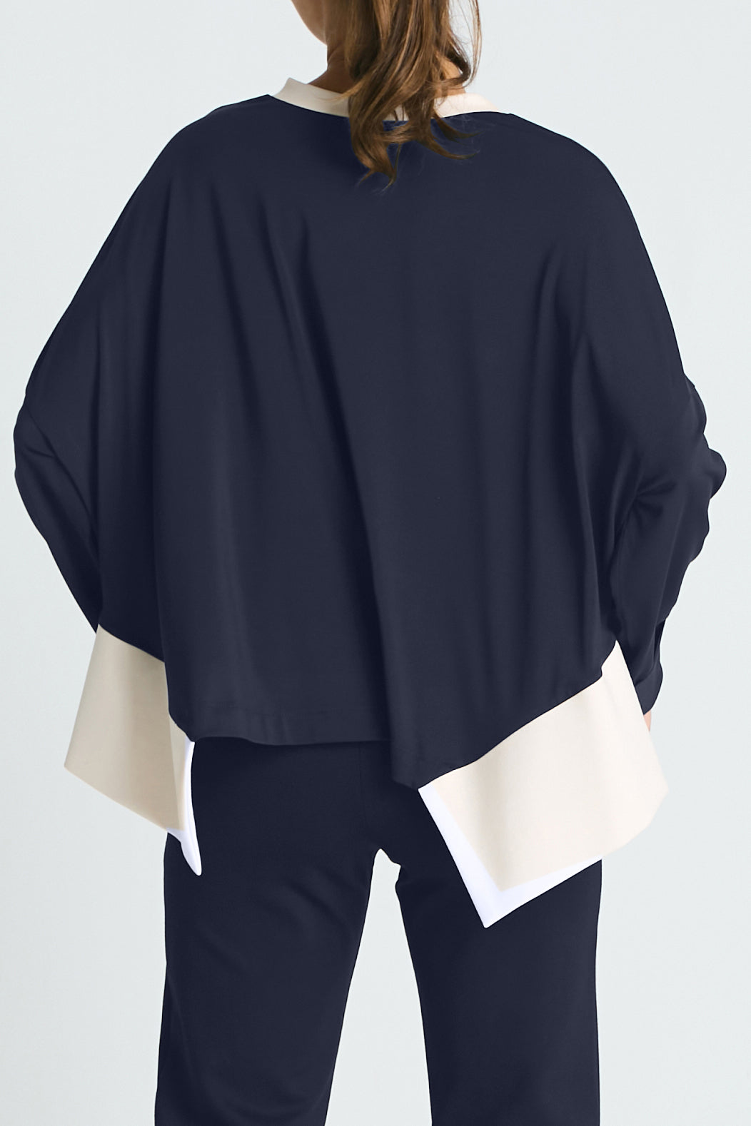 Matte Jersey Paneled Top