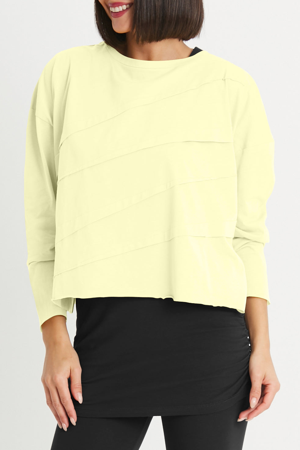 Pima Cotton Mini Tucked Tee