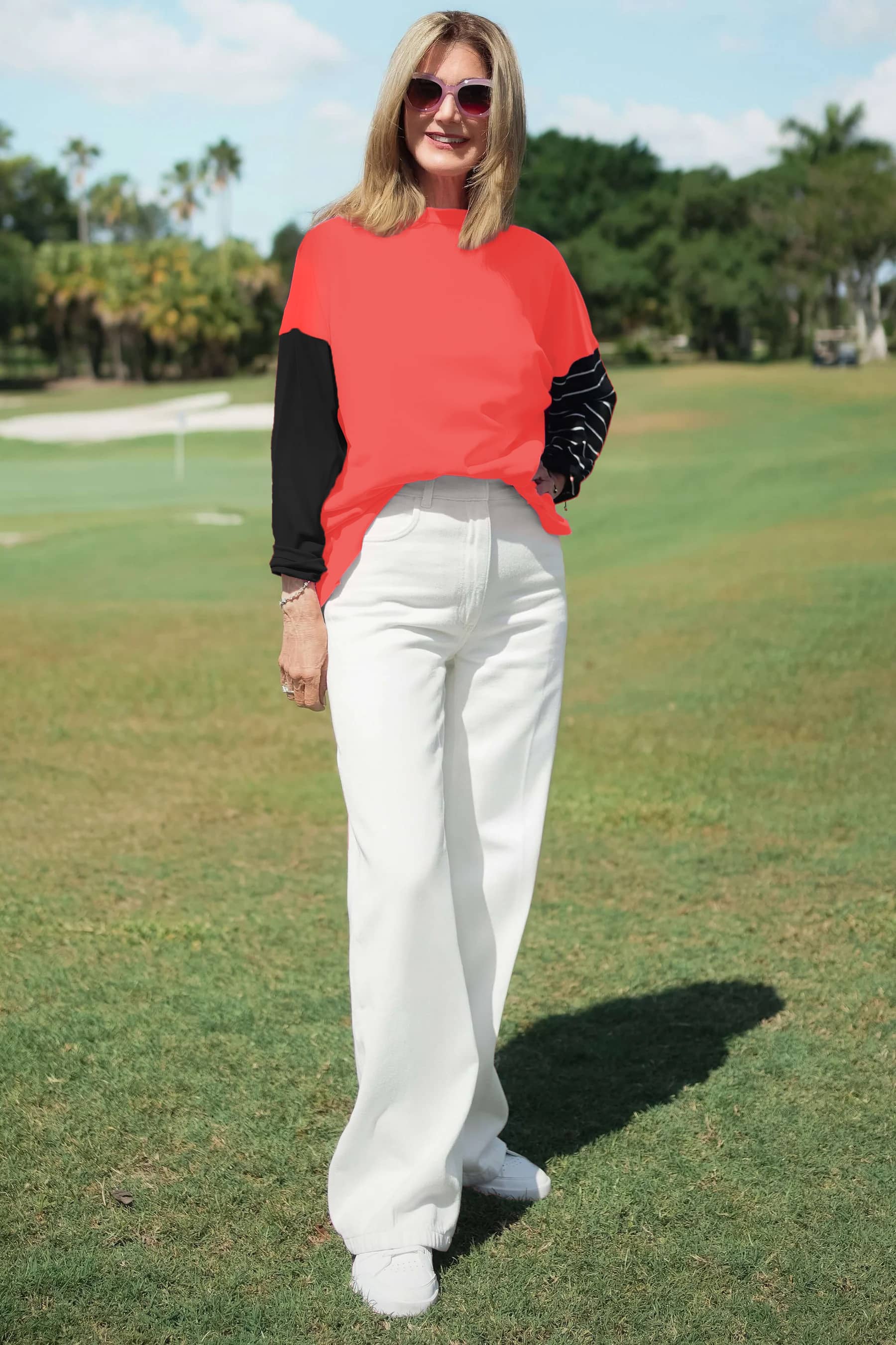 Pima Cotton Mixed Up Boxy T