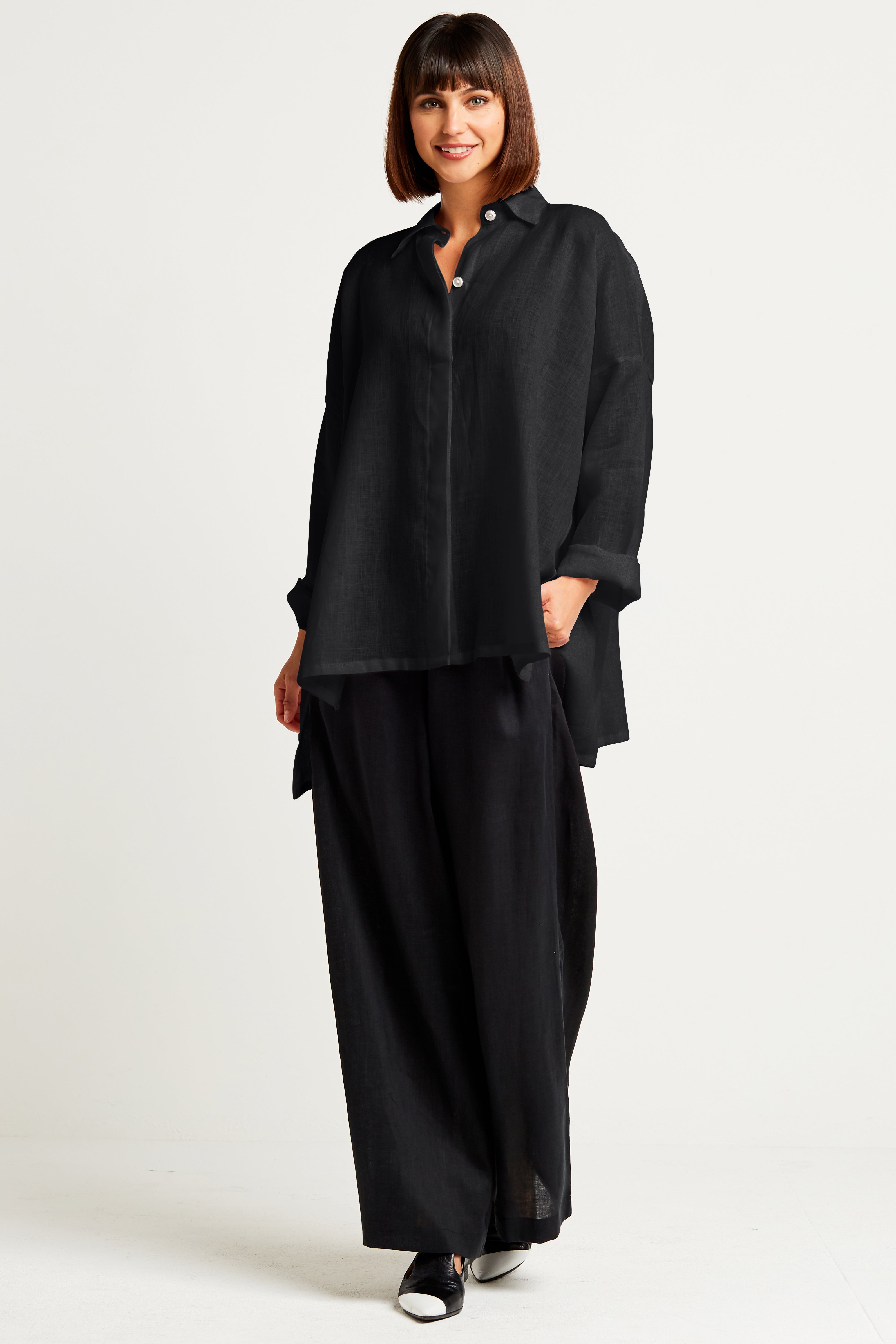 Handkerchief Linen E-Z Shirt