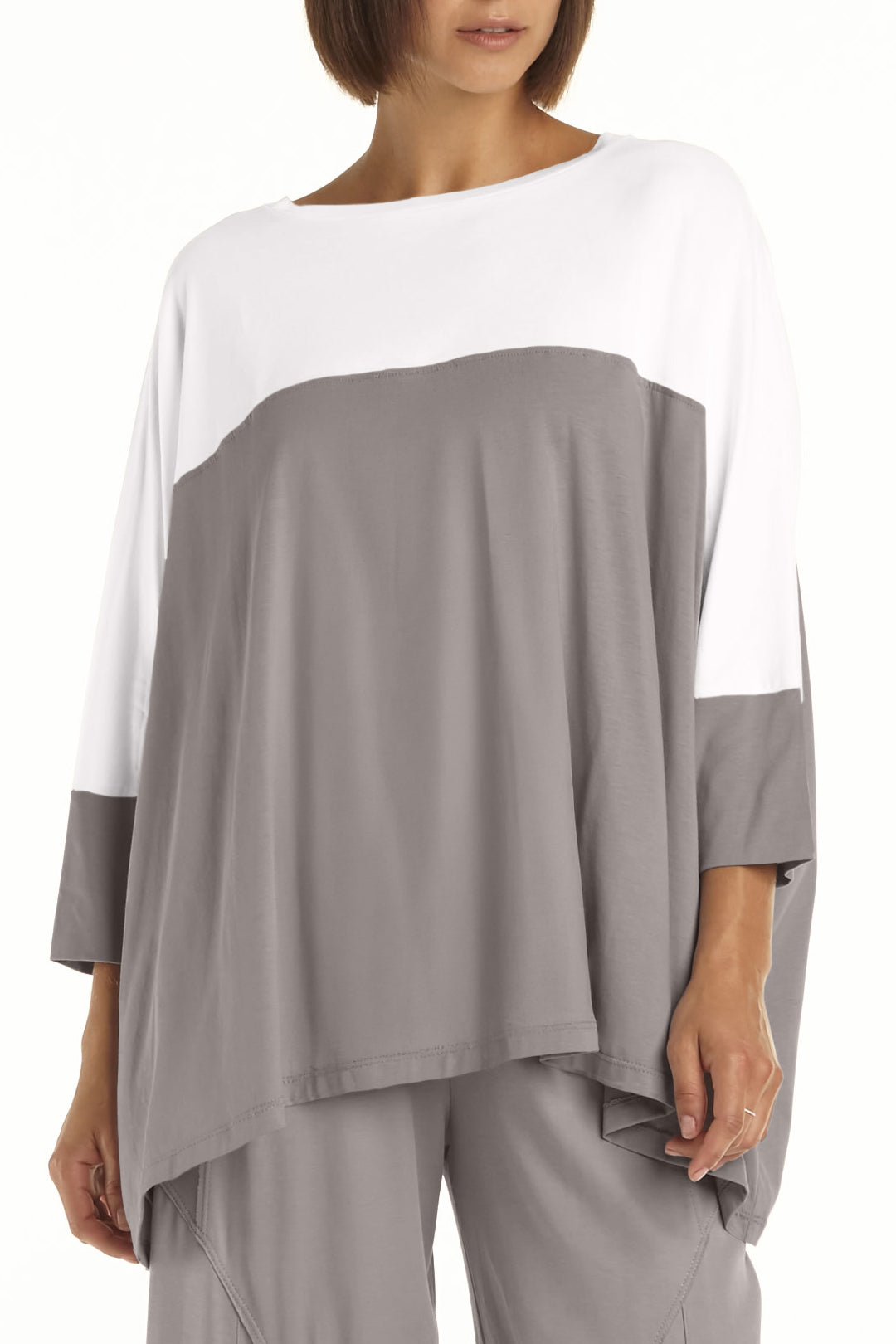 Pima Cotton Half & Half Tee