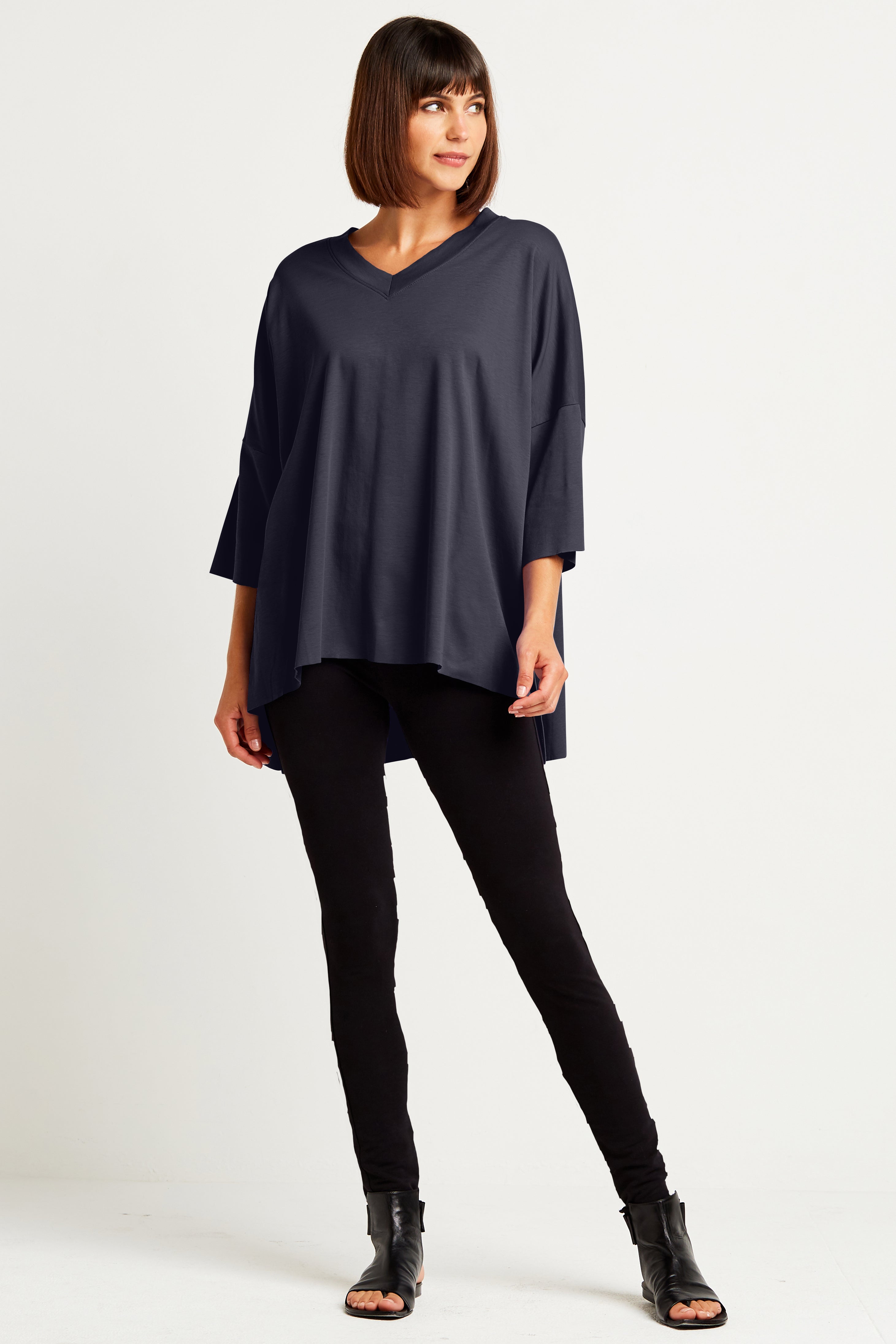 Pima Cotton S/S V Tee