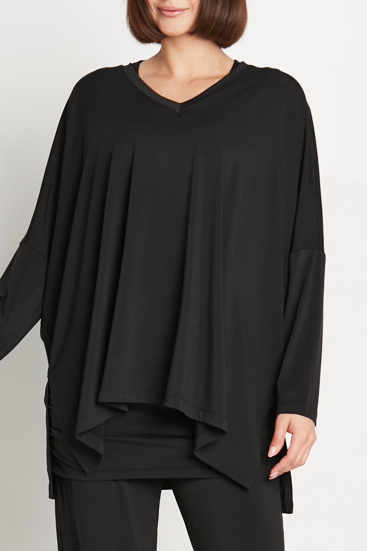 Matte Jersey Nu V Top