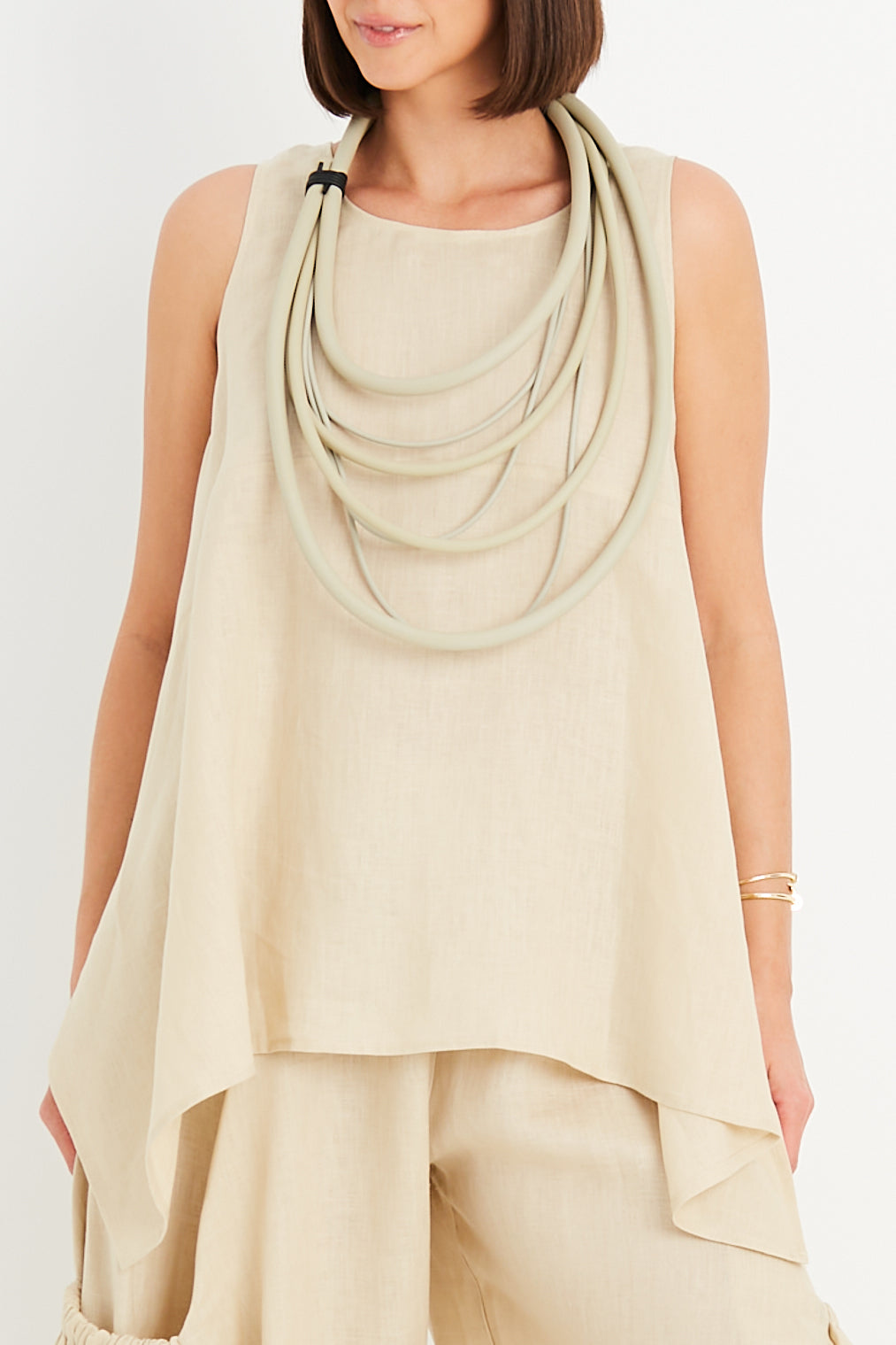 Handkerchief Linen Swing Tank
