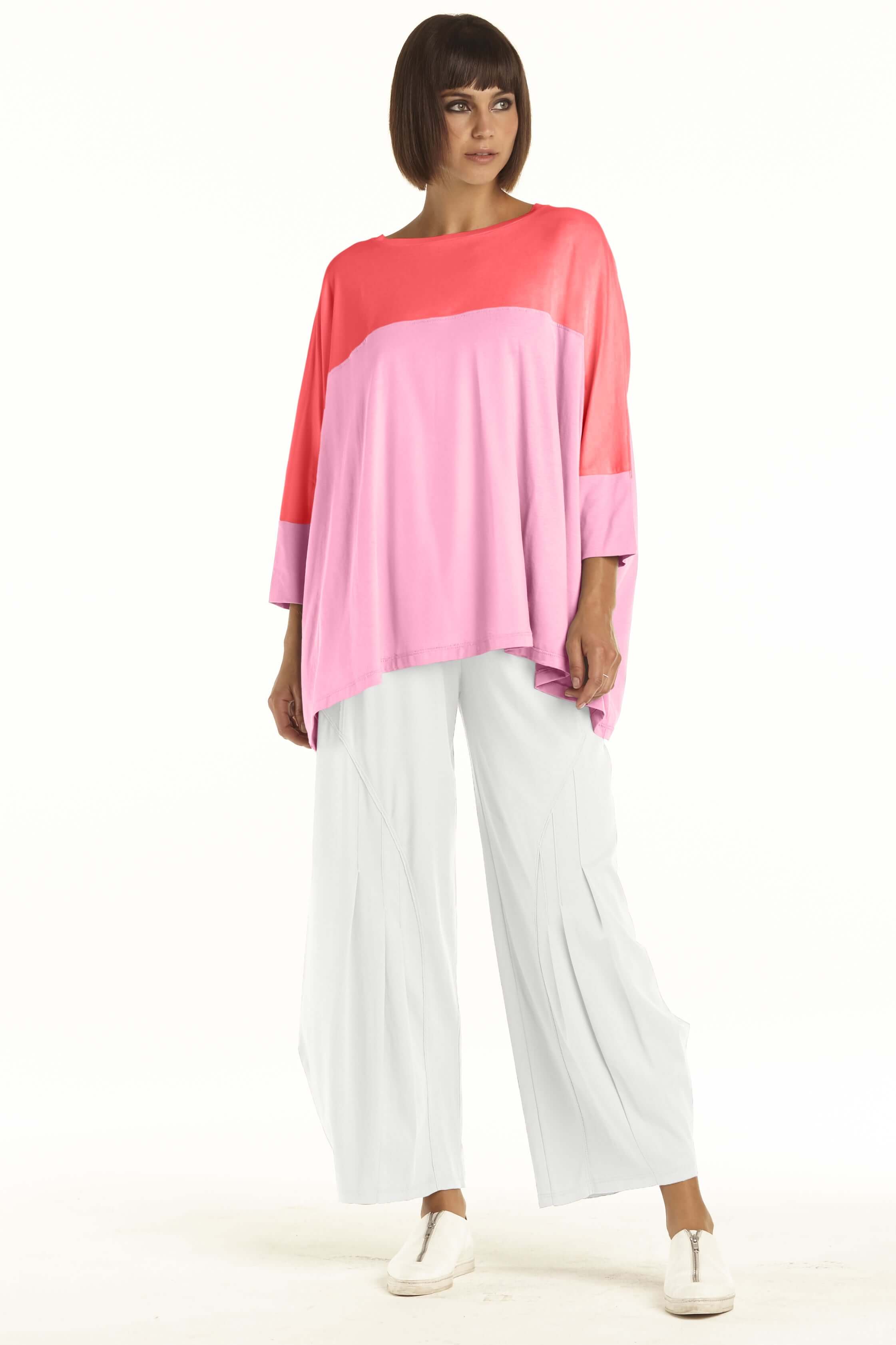 Pima Cotton Half & Half Tee