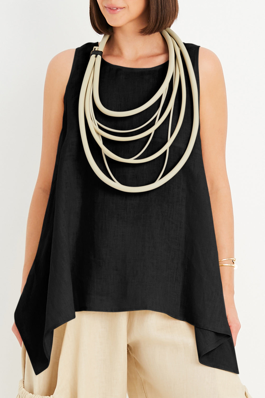 Handkerchief Linen Swing Tank