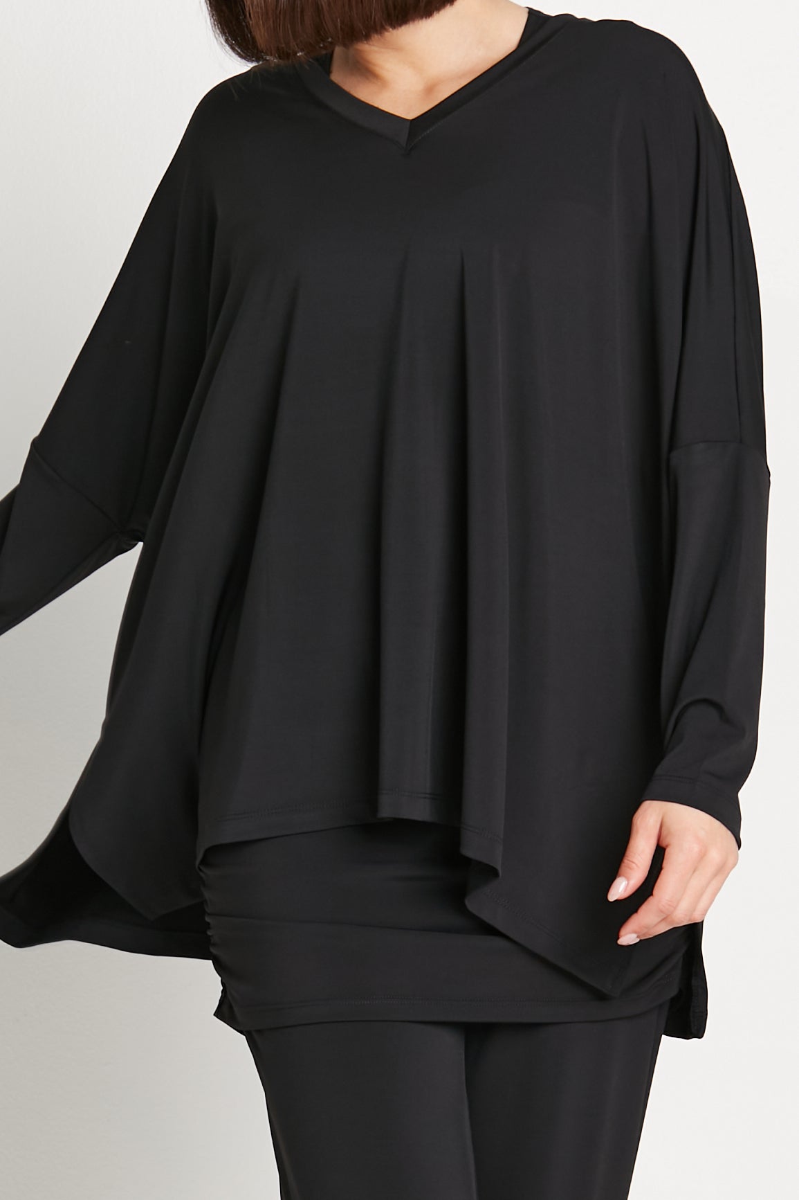 Matte Jersey Nu V Top